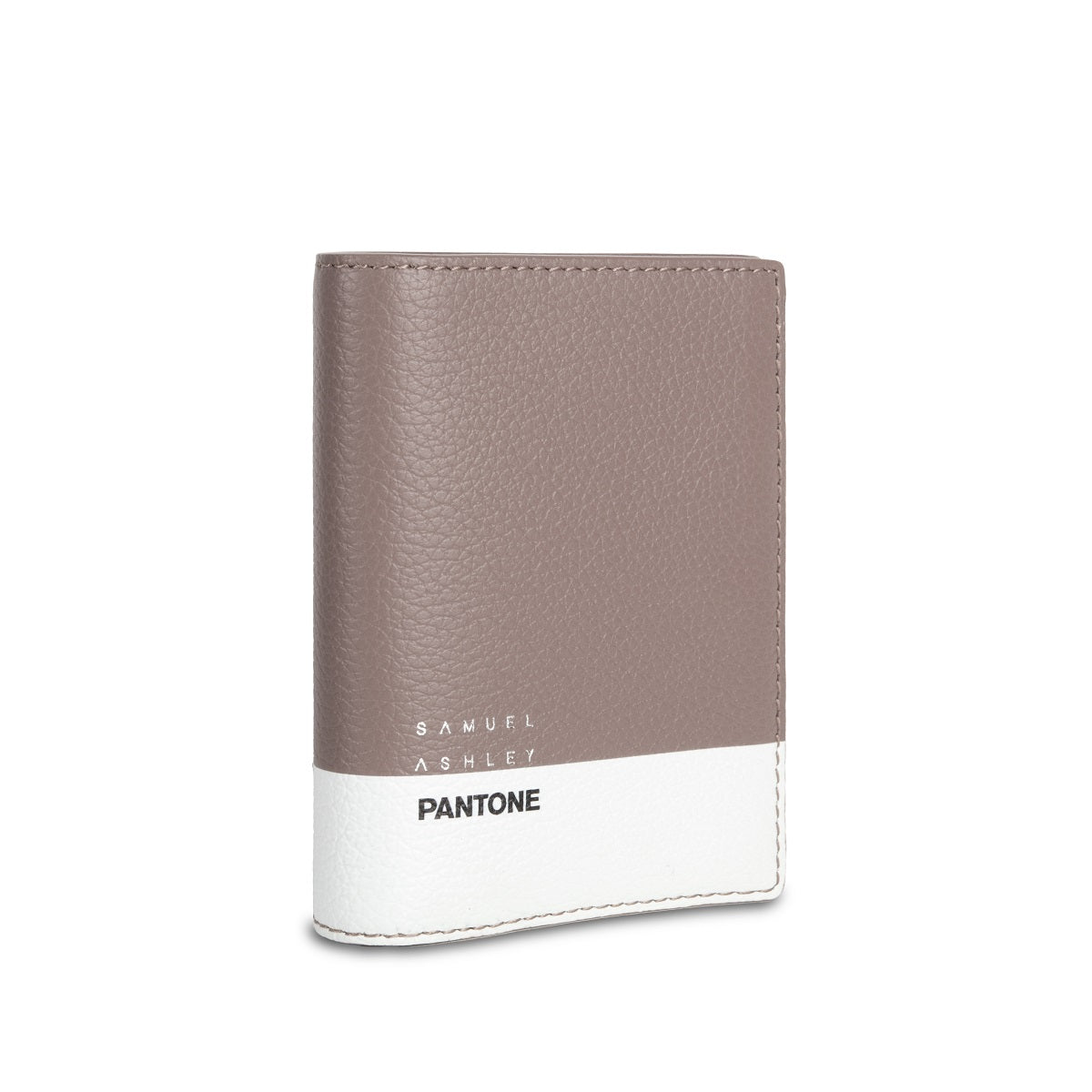 Samuel Ashley x Pantone Genuine Leather Bi-Fold Wallet for Men - Stylish & Durable RFID Blocking Card Holder - Perfect for Everyday Use, Travel, and Gifts
