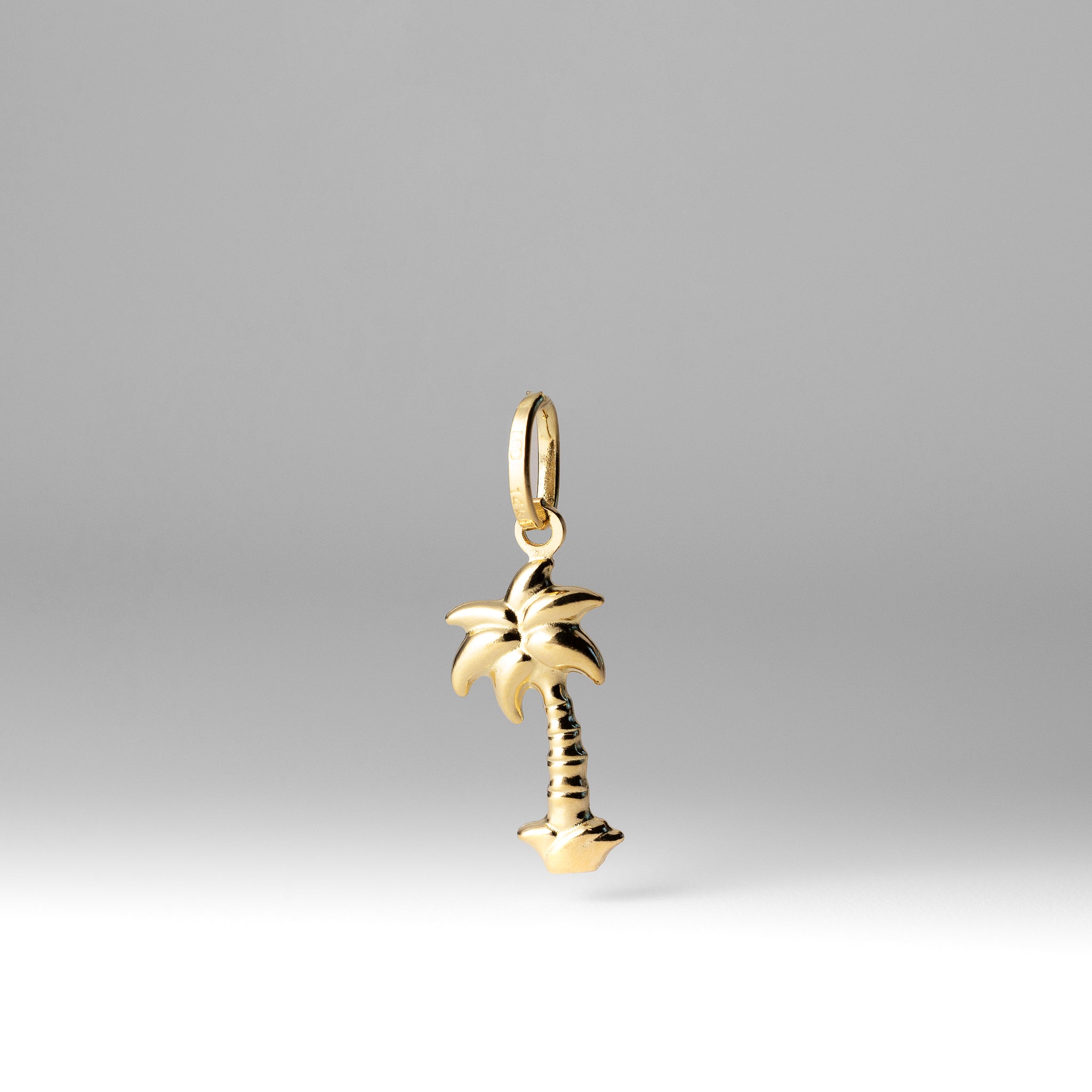 Elegant Gold Dainty Palm Tree Pendant Necklace - Model 500 | Perfect for Beach Vacations, Summer Outfits & Tropical Themed Parties