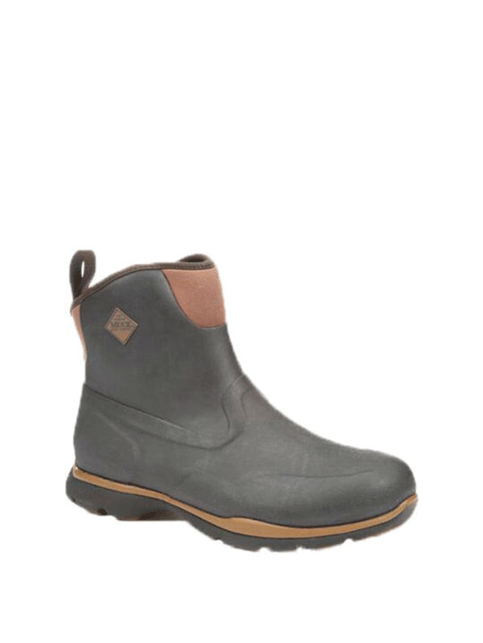 Muck FRMC 900 Men's Excursion Pro Mid Boot - Waterproof Hunting & Work Boots for Outdoor Activities (Bark/Otter) - Ideal for Hiking, Farming, and Wet Conditions