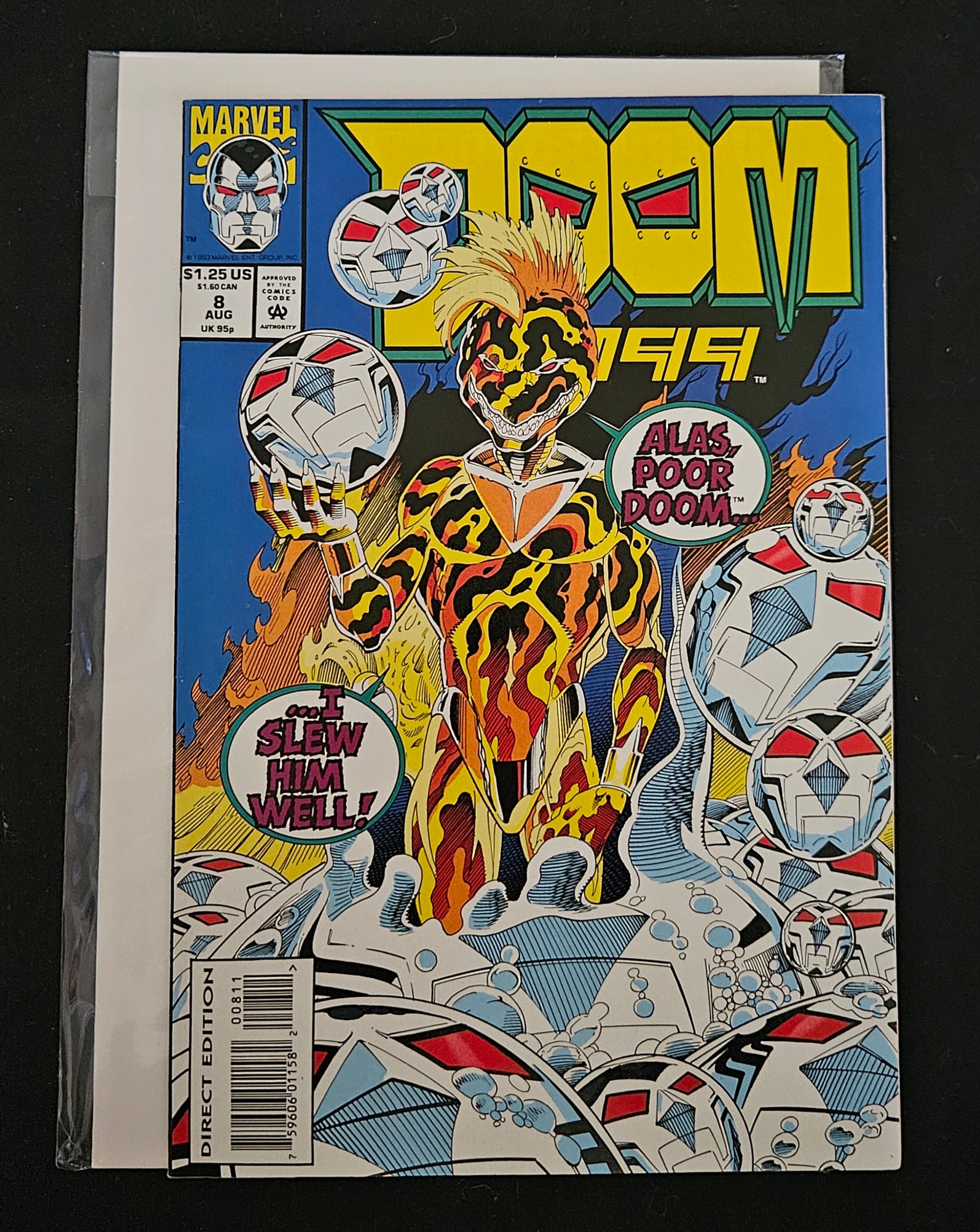 Doom 2099 #8: Tales of Doom - Marvel Comic Book (1994) | Collectible Vintage Superhero Graphic Novel for Marvel Fans & Comic Collectors - Perfect for Display, Gifts & Investment