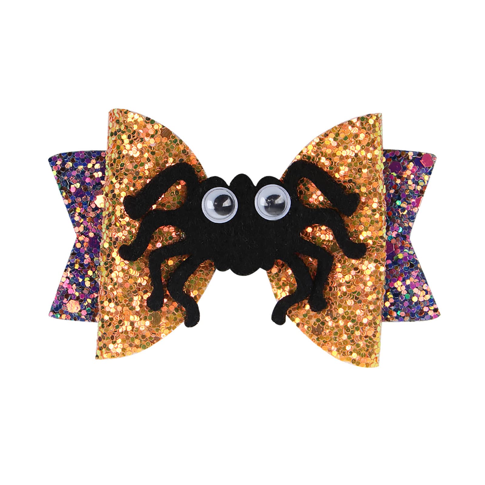 Halloween Hair Clips for Kids - Cartoon Baby Hair Accessories, Party Headwear Decorations (Big Pack 12-Piece Set) - Perfect for Halloween Costumes, Dress-Up Parties & Photo Props