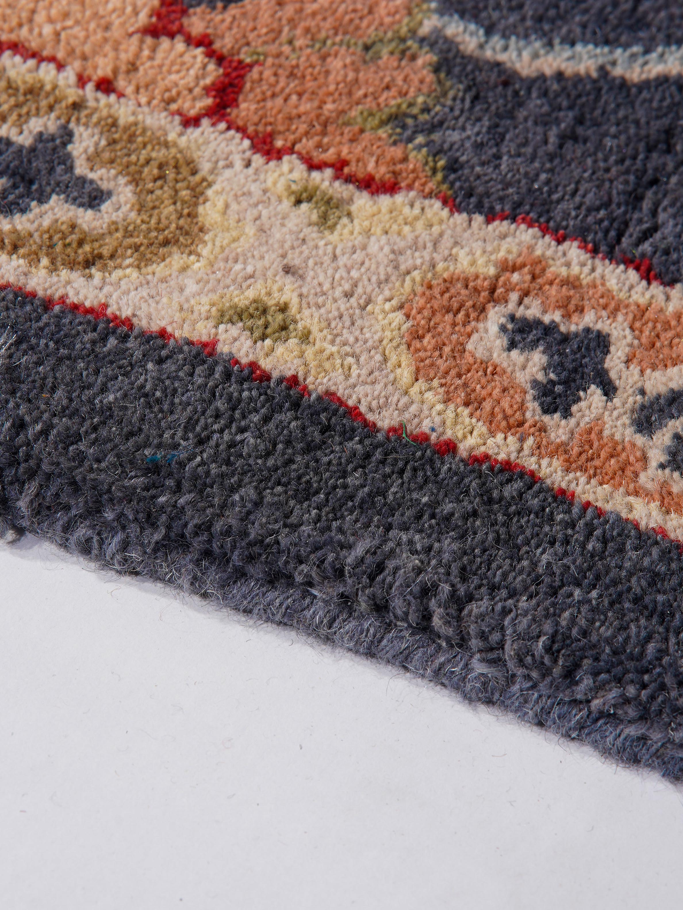 Baluchi Hand Tufted Rug - Authentic Afghan Wool Carpet for Living Room & Bedroom Decor - Perfect for Boho, Traditional & Modern Home Style