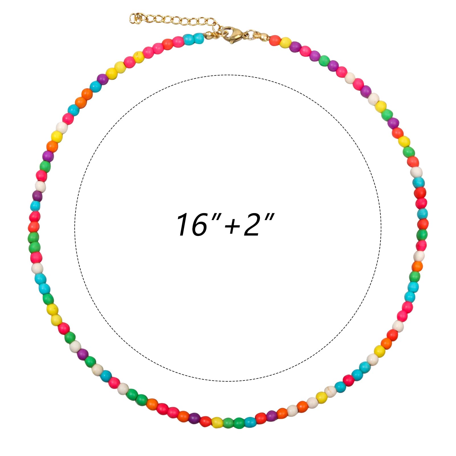 Trendy Handmade Beaded Initial Necklace for Women - Personalized Letter Choker Jewelry Gift (Birthday, Anniversary, Valentine's Day) - Perfect for Everyday Wear & Special Occasions