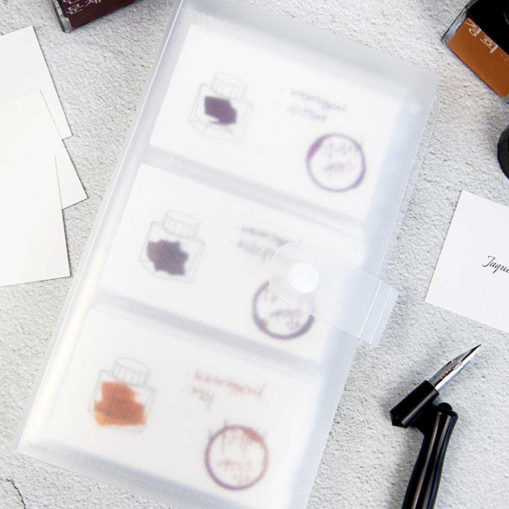 Premium Wearingeul Ink Card Binder - Elegant Name Card Holder for Business Professionals | Perfect for Networking Events, Conferences & Office Organization