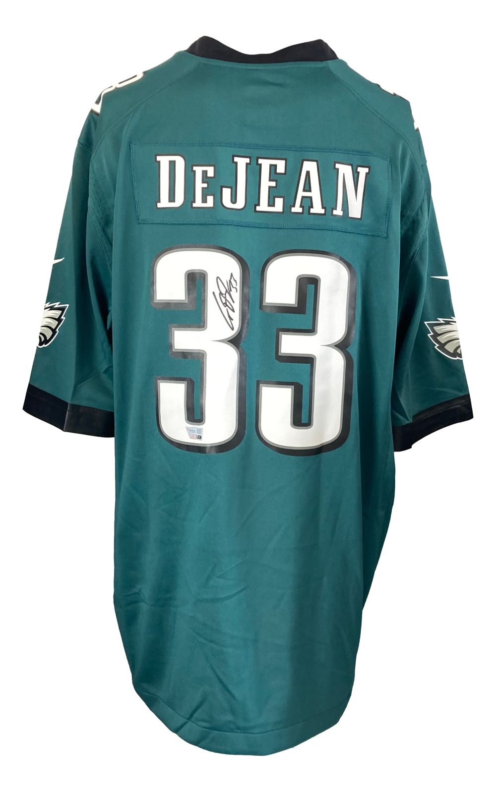 Cooper DeJean Autographed Philadelphia Eagles Green Nike Game Jersey - Limited Edition Football Collectible for Fans & Memorabilia Enthusiasts - Perfect for Gifts, Display, and Game Day Support