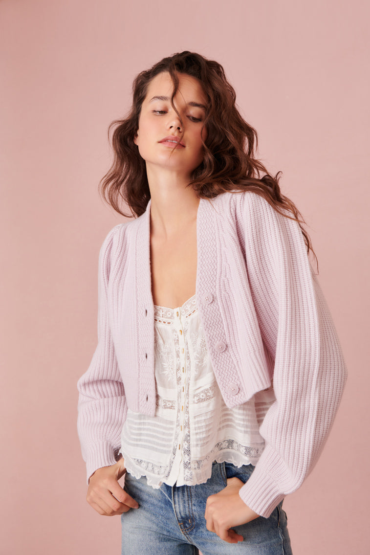Avignon V Neck Crop Cardigan for Women - Lightweight Summer Knit Sweater | Perfect for Beach Cover-Up, Casual Outfits & Layering
