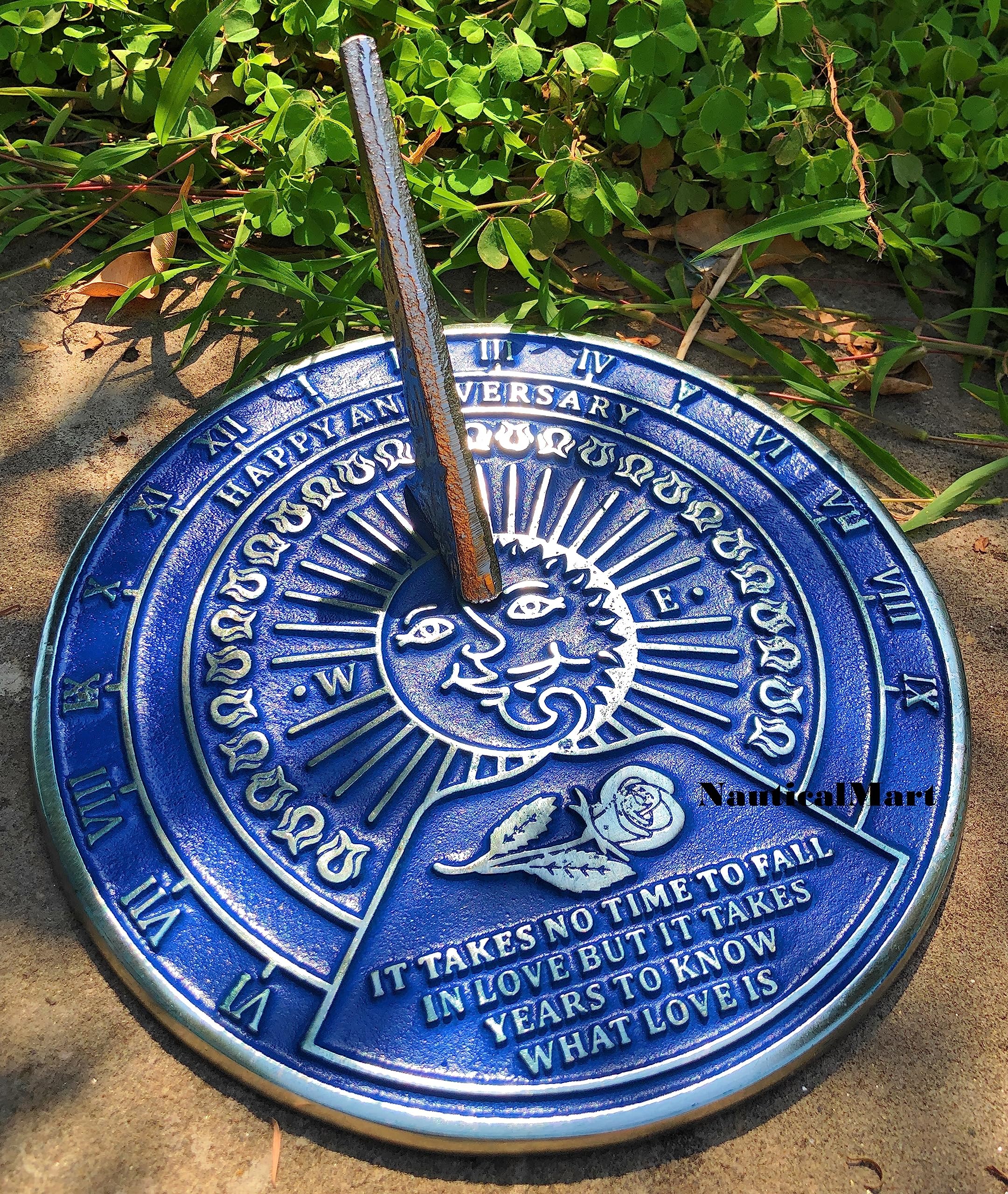 Unique Garden Sundial - Perfect Gift for Him, Her, or Couples | Outdoor Decor for Gardens, Patios & Backyards | NauticalMart