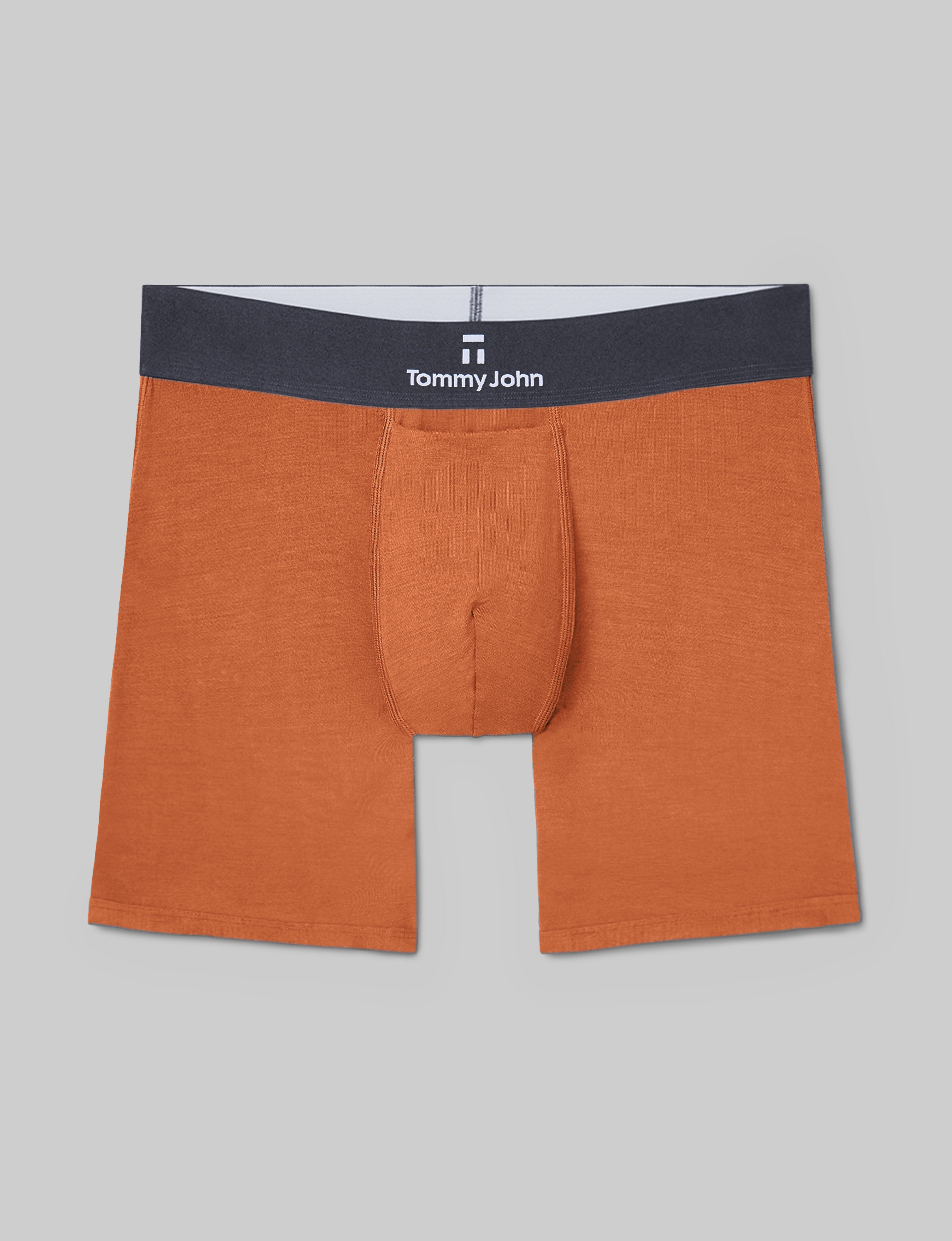 Second Skin Mid Length Boxer Briefs - 6 Pack Ultra Soft Breathable Men's Underwear for All-Day Comfort - Perfect for Workout, Running, and Everyday Wear