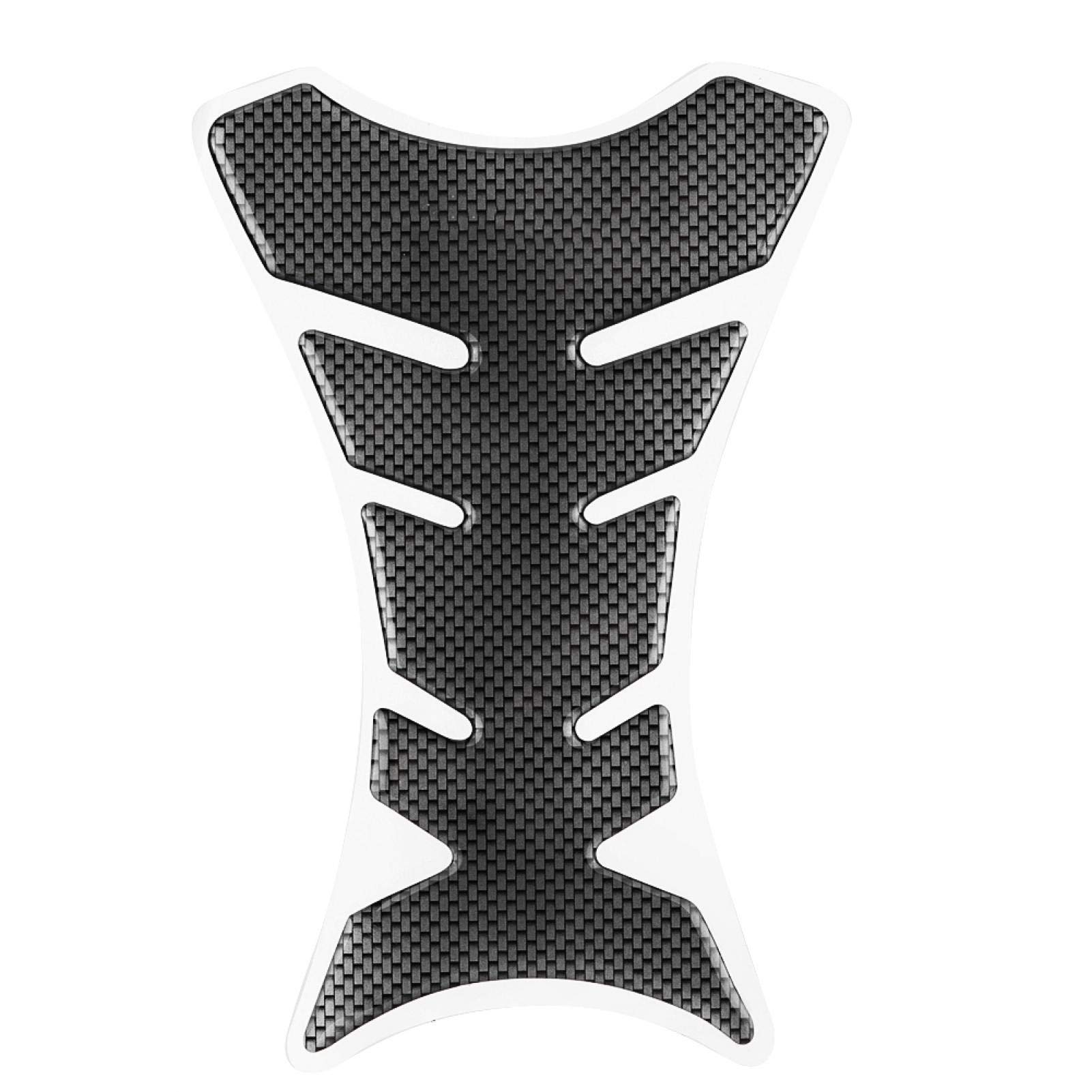 Universal Motorcycle Gas Tank Pad Protector - Non-Slip Fishbone Traction Stickers for Sport Bikes & Cruisers - Perfect for Long Rides & Daily Commuting