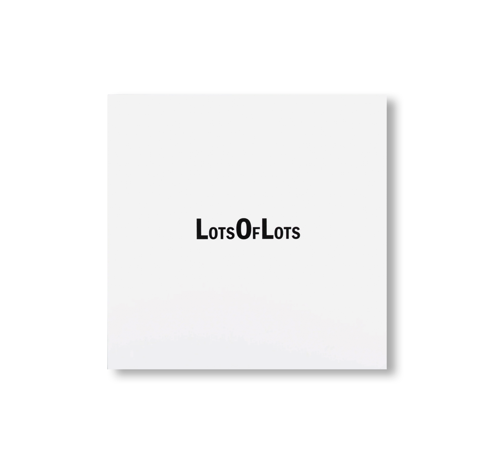 LOTS OF LOTS by Jason Fulford - Creative Photography Book for Artists & Inspiration Seekers - Perfect for Home Decor, Gift Ideas & Coffee Table Display