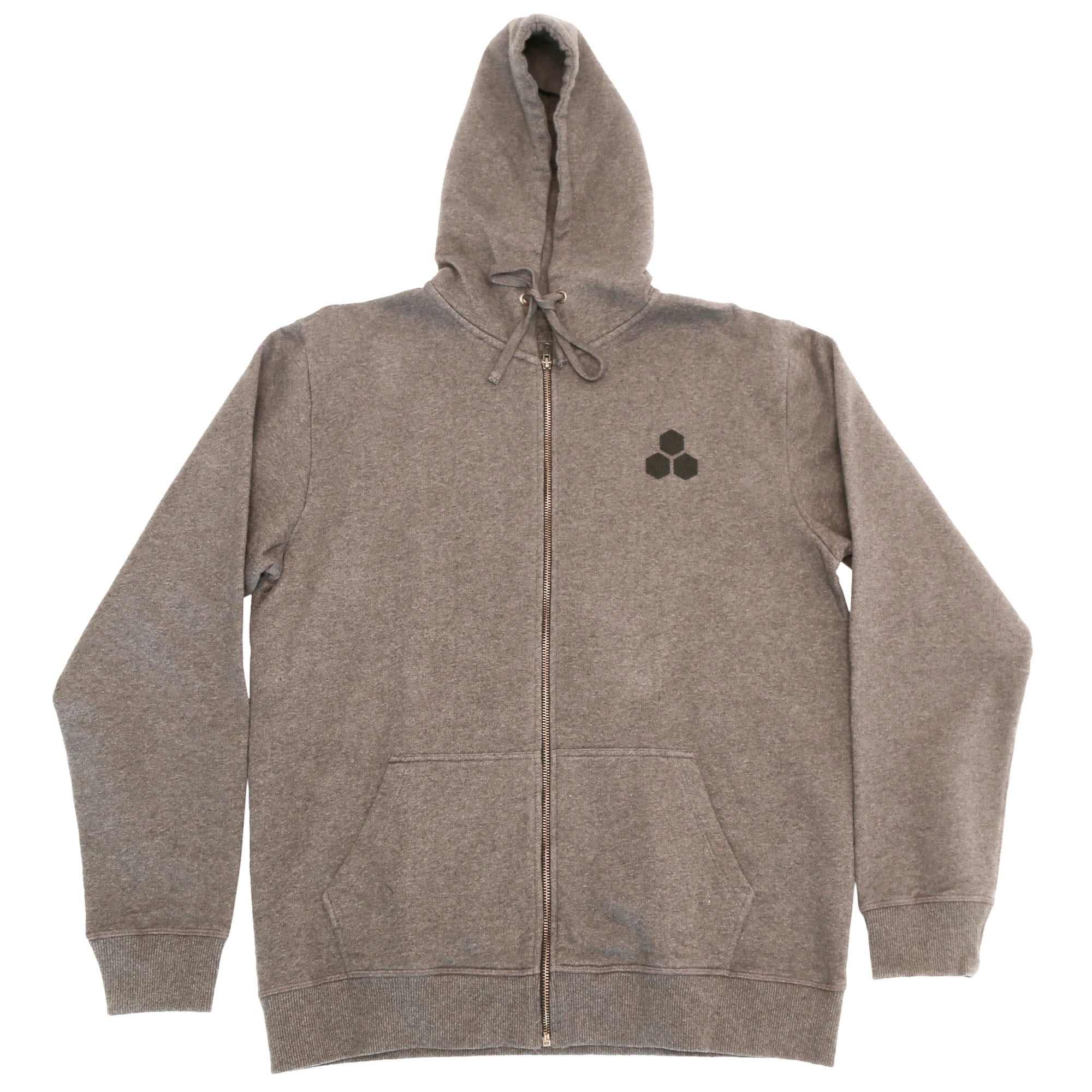 Premium Channel Islands Zip Up Long Sleeve Hoodie for Men - Soft Heather Grey Pullover - Perfect for Casual Wear, Outdoor Activities & Gym Workouts