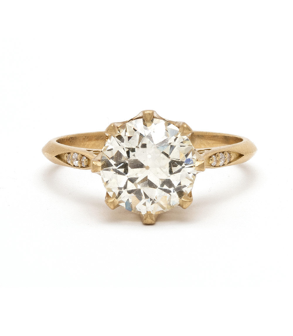 2 Carat Round Solitaire Diamond Ring for Women - Classic Engagement & Wedding Band - Perfect for Proposals, Anniversaries, and Special Occasions