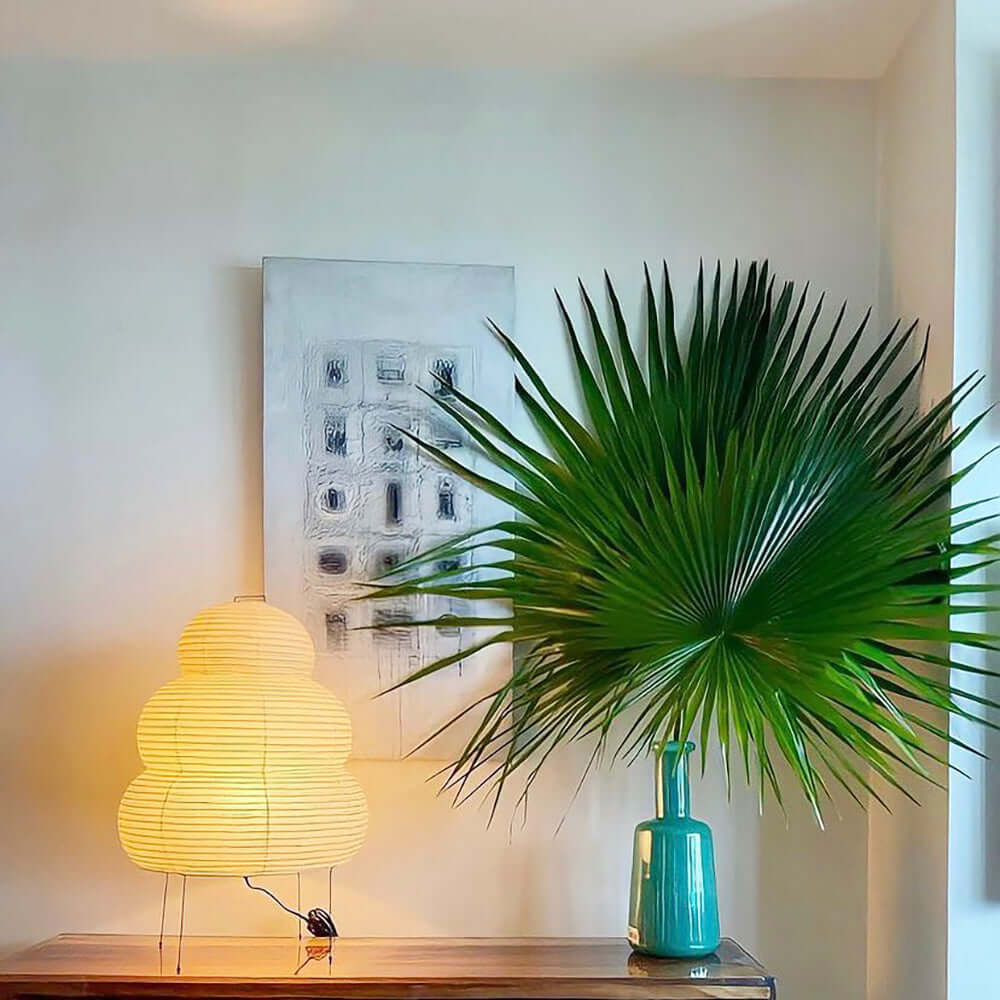 Akari Table Lamp - Modern Japanese Paper Light for Living Room, Bedroom & Office - Soft Ambient Lighting for Home Decor & Relaxation