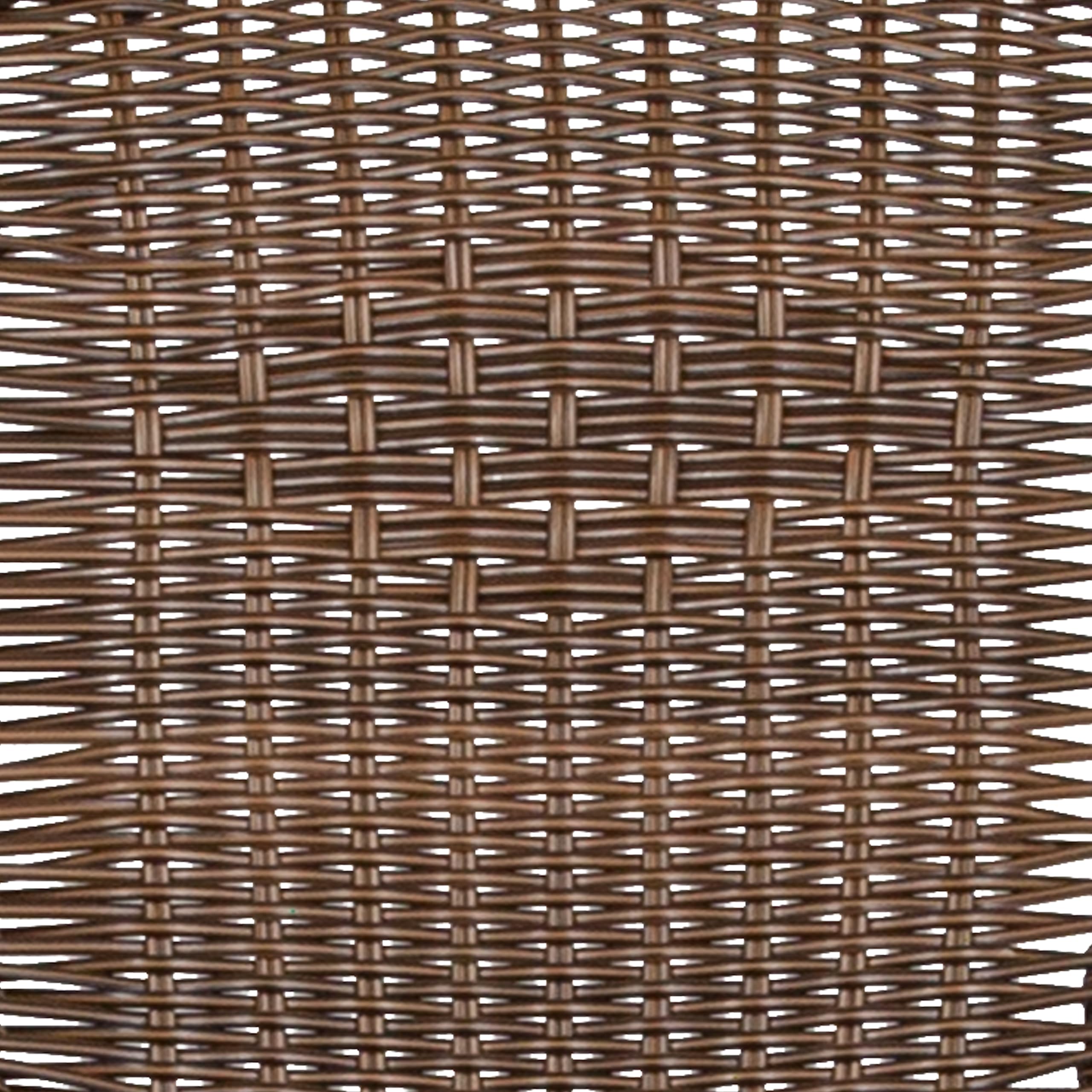Flash Furniture Lila Modern Rattan Stackable Dining Chairs - Indoor/Outdoor Bistro Chairs Set of 2, Brown - Perfect for Patio, Restaurant, Cafe, and Home Dining Use