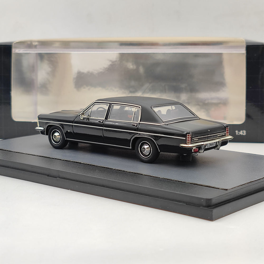 1/43 Scale Opel Diplomat B Lang Vogt 1974 Black Resin Model Car MX11502 - Collectible Diecast Vehicle for Display & Gift Giving - Perfect for Car Enthusiasts & Model Collectors