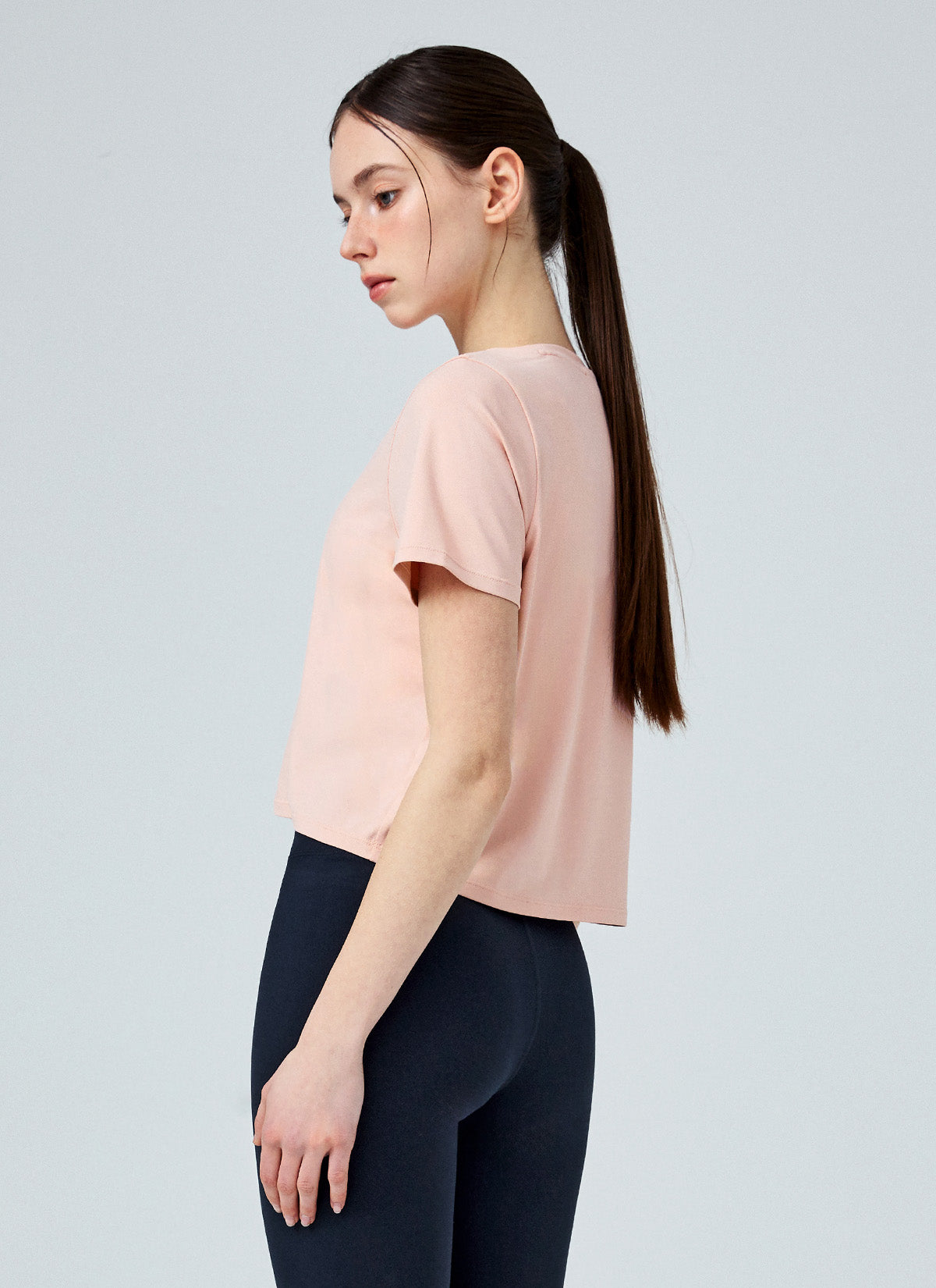 Ice Feather Light 2.0 Crop Short Sleeve T-Shirt - Women's Summer Fashion Top for Gym, Yoga & Casual Outfits