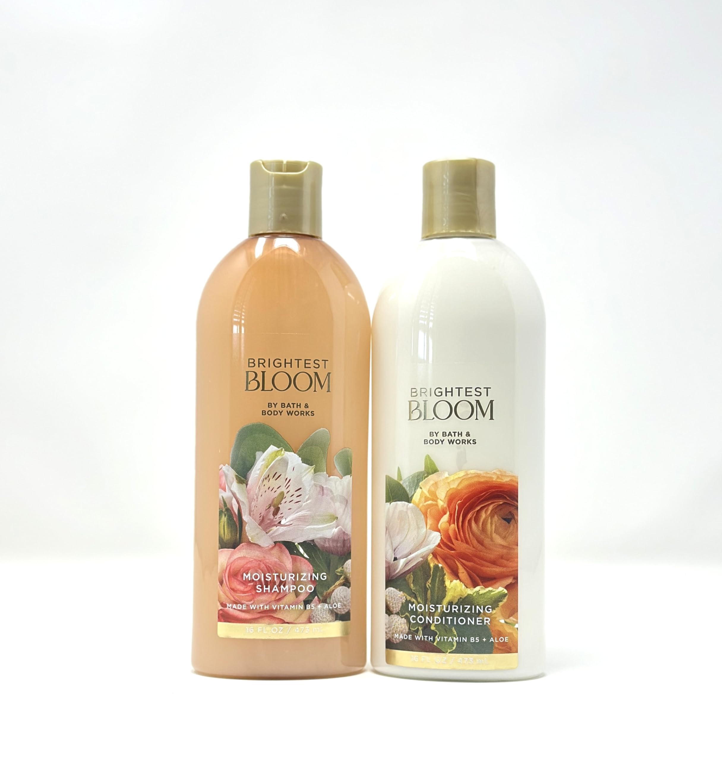 Brightest Bloom Moisturizing Shampoo & Conditioner Set - 16 fl oz Each - Hydrating Hair Care Gift Set for Dry & Damaged Hair - Perfect for Daily Use & Gifting