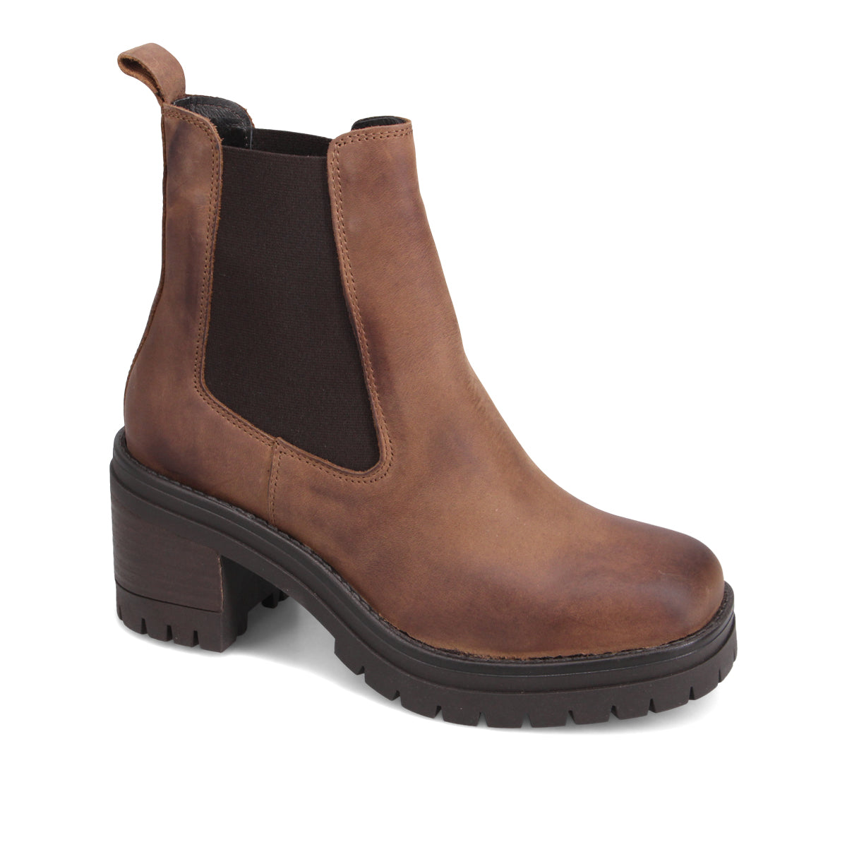 Stylish Ritzy Crazy Pull Heeled Boots for Women - Fashionable High Heel Ankle Boots for Party, Night Out & Special Occasions