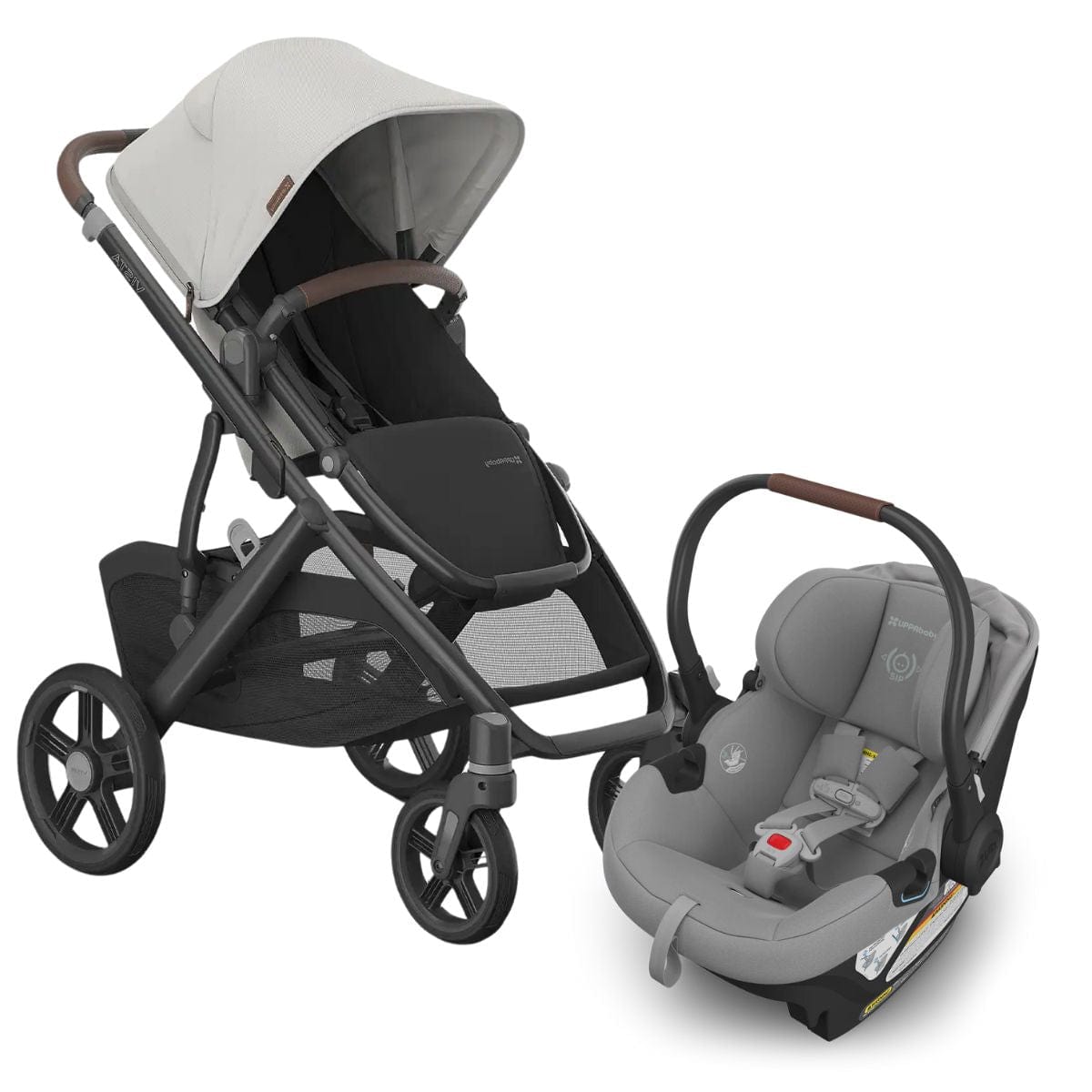 UPPAbaby Vista V3 and Aria Travel System - Lightweight Stroller with Bassinet & Car Seat | Perfect for Newborns to Toddlers | Ideal for City Walks, Travel & Everyday Use