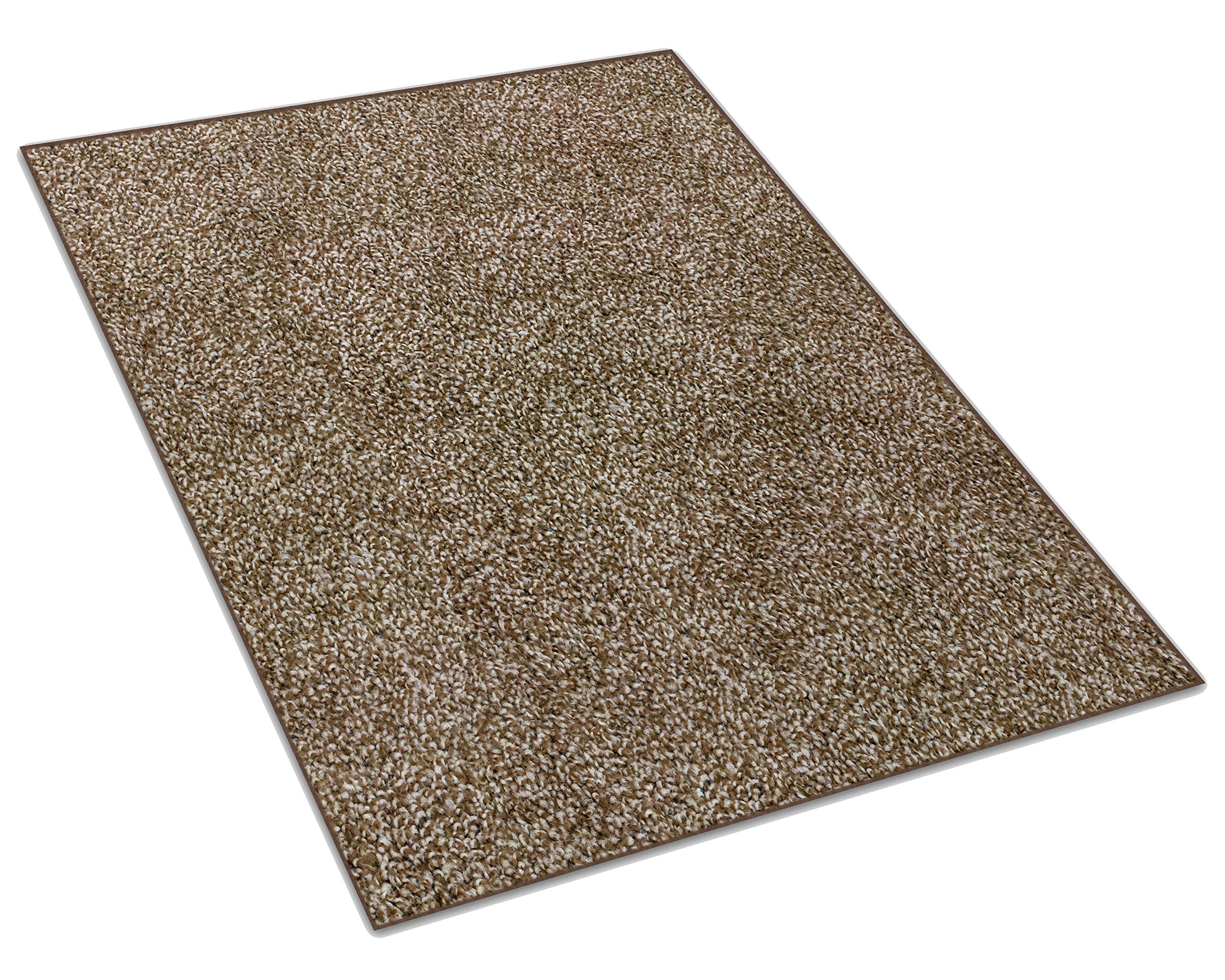 9’x12’ Chocolate Chip Area Rug - Soft Plush Carpet for Living Room, Bedroom - Multiple Sizes & Shapes Available - Home Decor & Floor Protection