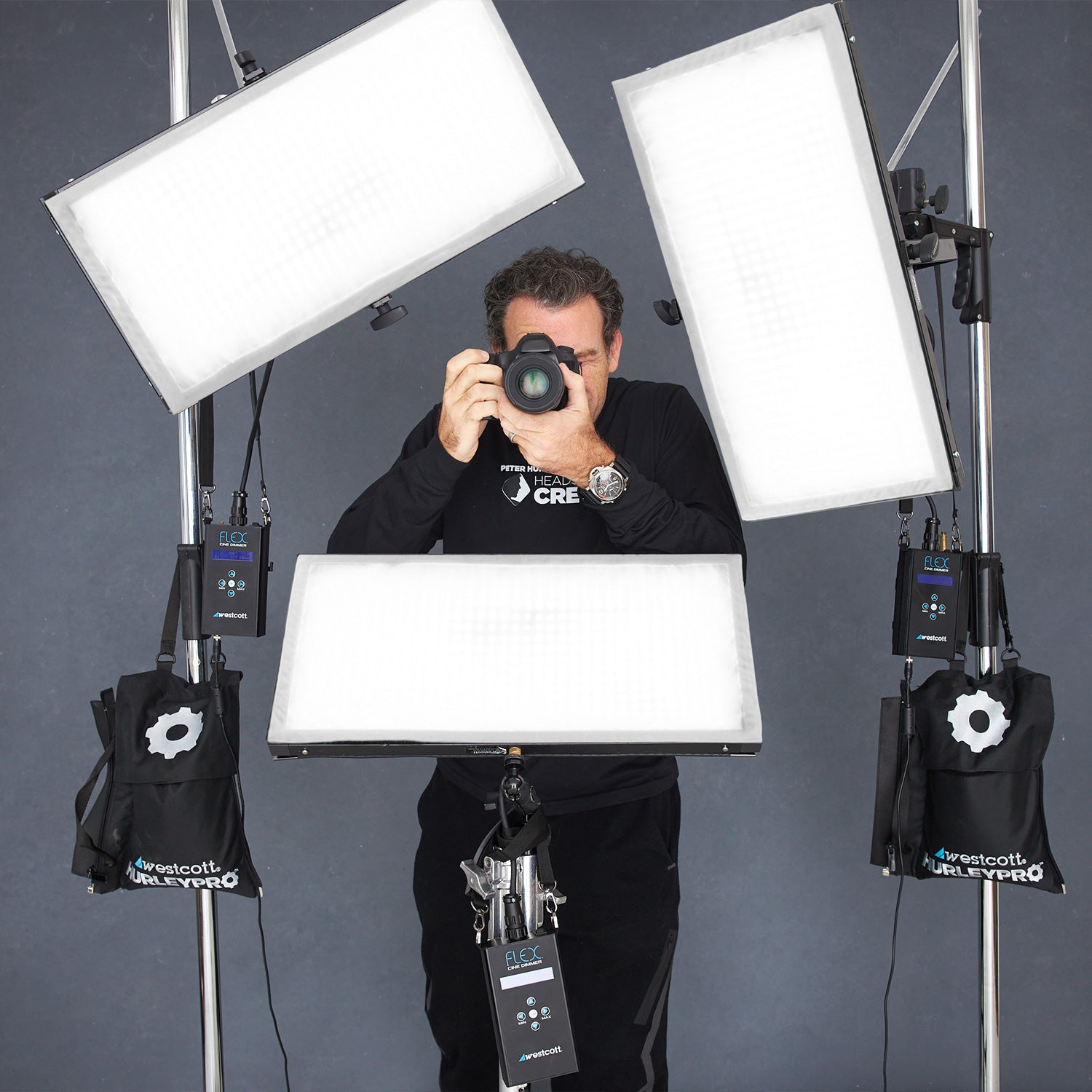 Flex Cine Dimmer - Professional LED Light Dimmer for Film & Photography - Perfect for Studio, Home Theater, and Stage Lighting Control