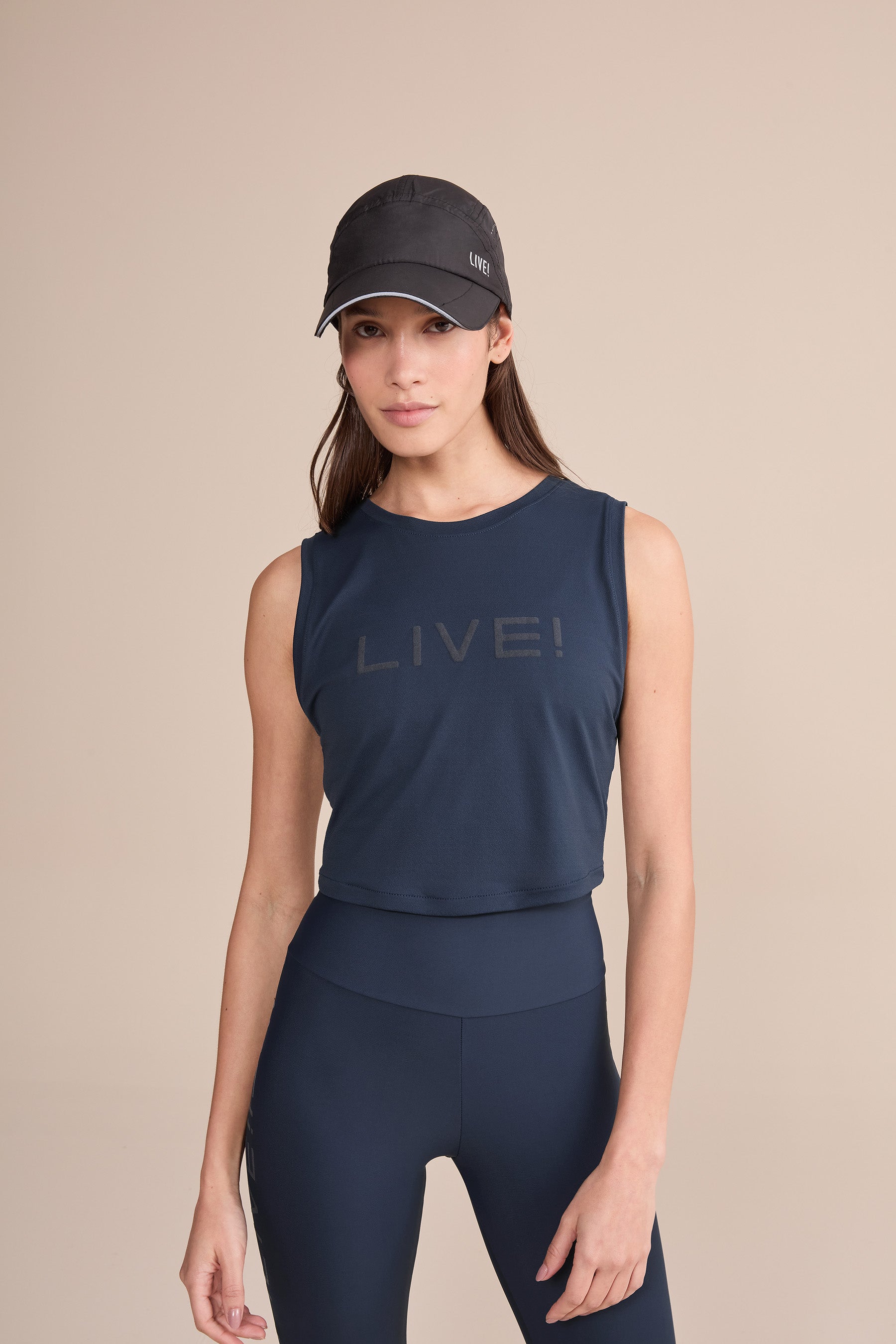 LIVE! Comfort Crop Tank Top for Women - Soft Breathable Summer Workout Top - Perfect for Yoga, Running & Gym