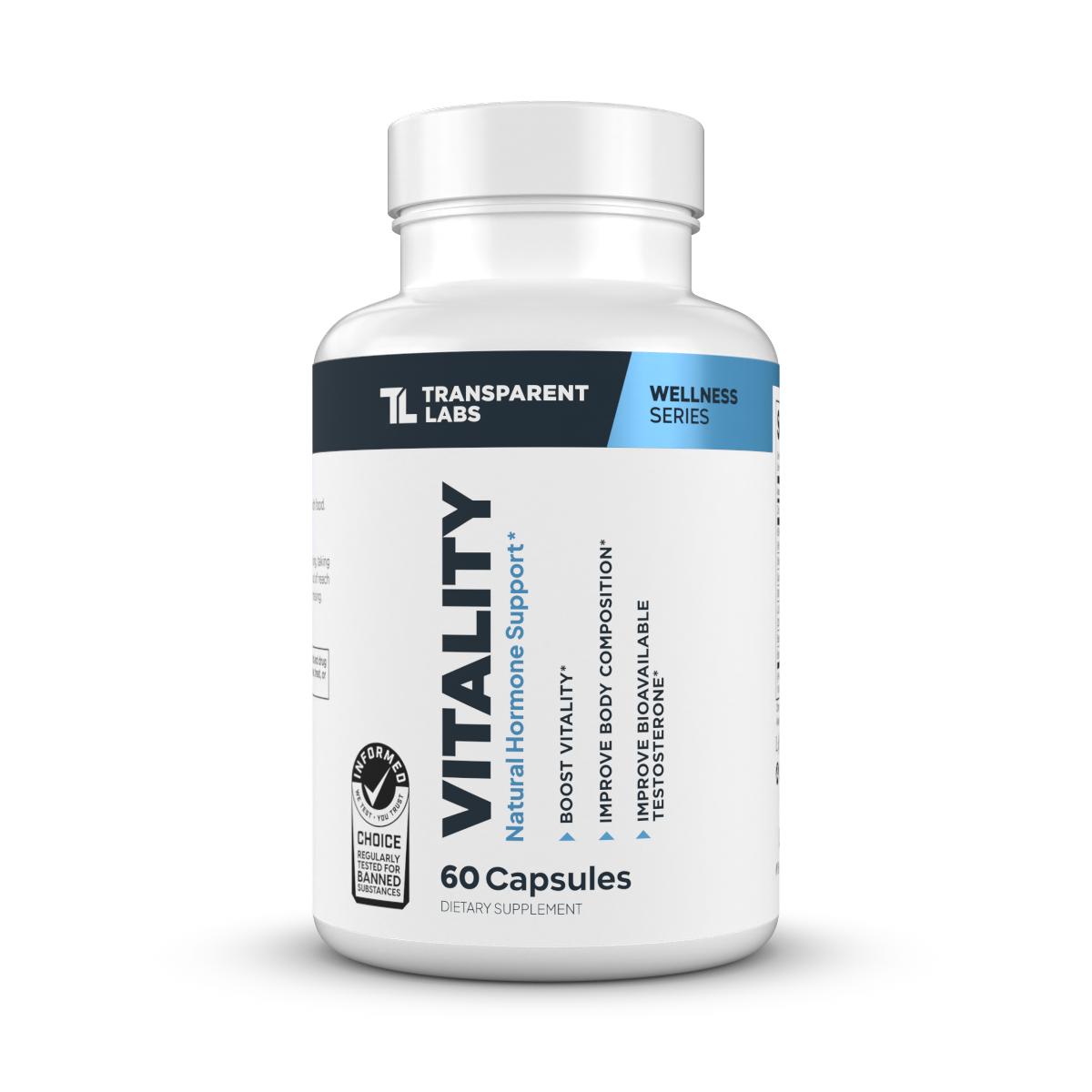 Vitality Testosterone Booster Supplement for Men - Natural Testosterone Support, Energy & Muscle Growth - Enhance Workout Performance & Vitality (Gym, Fitness, Bodybuilding)