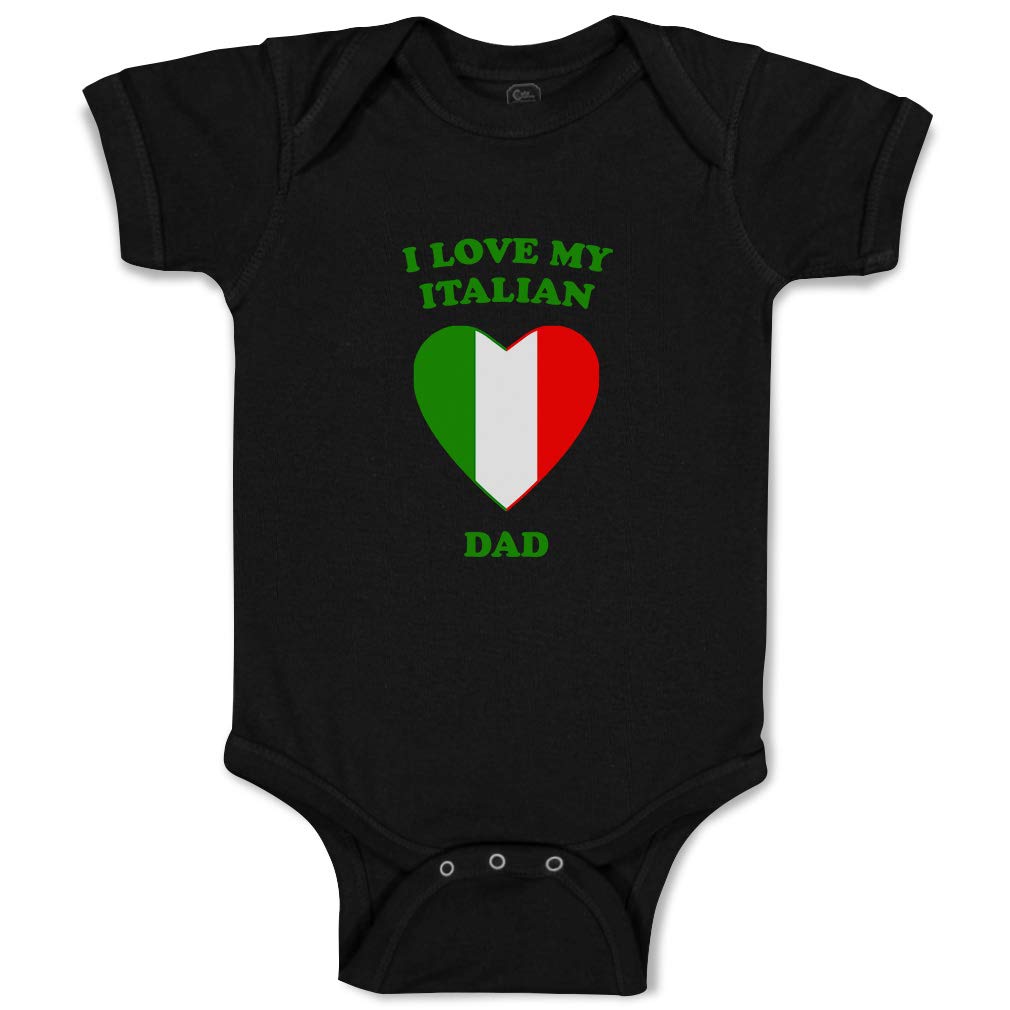 Funny Italian Dad Baby Bodysuit - Cotton Onesie for Boys & Girls