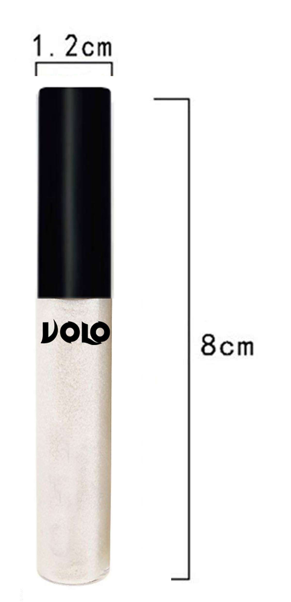 Volo Waterproof Glitter Eyeliner - Long Lasting, Smudge Proof Eye Makeup (White, Sky Blue, Rose Gold) | Perfect for Parties, Festivals, Cosplay & Special Occasions