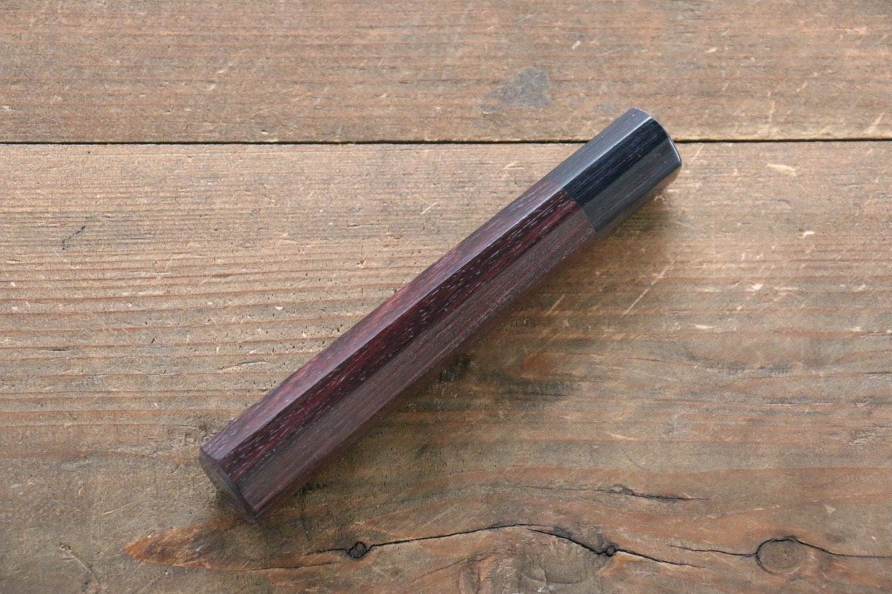 Premium Octagonal Rosewood Knife Handle for 180mm Santoku Knife - Perfect for Japanese Kitchen Knives, Chef's Gift & Home Cooking Essentials