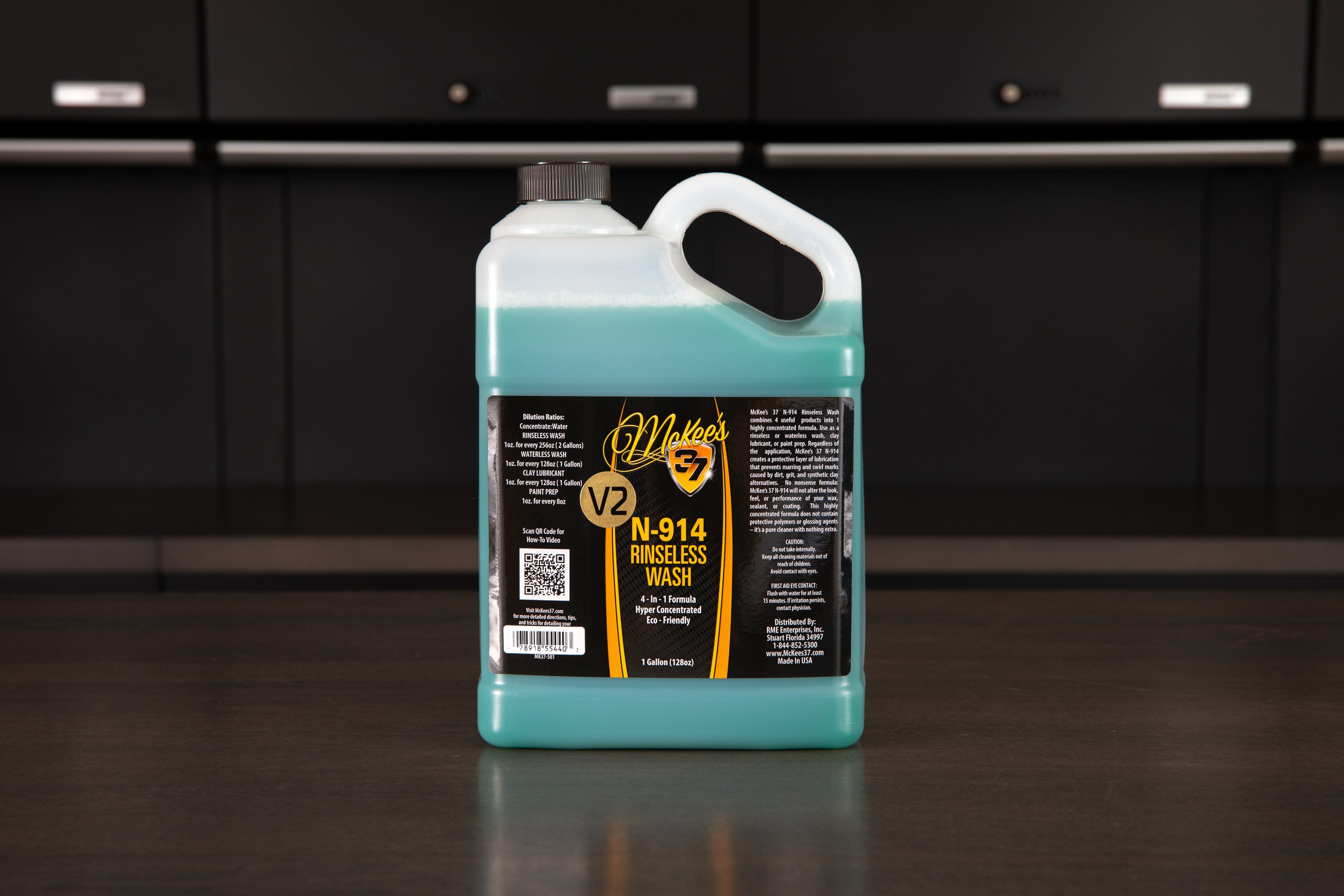 McKee's 37 N-914 Rinseless Car Wash & Wax Concentrate - Waterless Cleaning Solution for Cars, Trucks & Motorcycles - Perfect for Quick Detailing, RV & Boat Maintenance