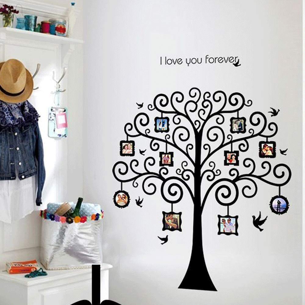 Custom Family Tree Wall Decal - Removable PVC Wall Sticker for Home Decor, Living Room, Bedroom & Nursery | Perfect for Family Photos, Memories & Personalized Interior Design