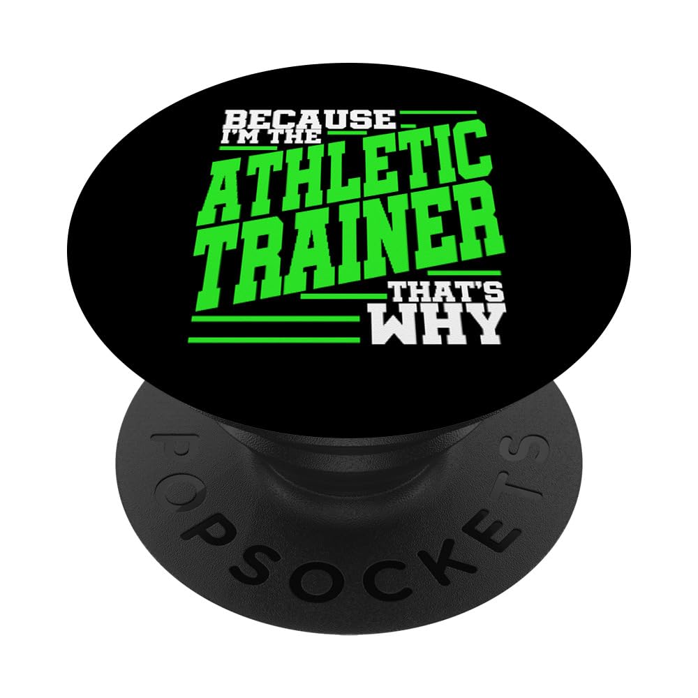 Funny Athletic Trainer Sports Medicine Graduation Gift - PopSockets PopGrip with Adhesive Base | Perfect for Phones, Tablets & Workout Equipment