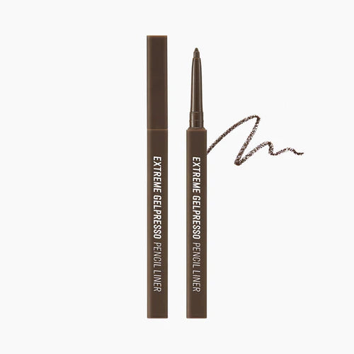 CLIO Extreme Gelpresso Pencil Eyeliner 0.35g - Long Lasting Waterproof Smudge Proof Eye Liner for Precise Winged Liner & Tightlining - Perfect for Everyday Makeup & Special Occasions