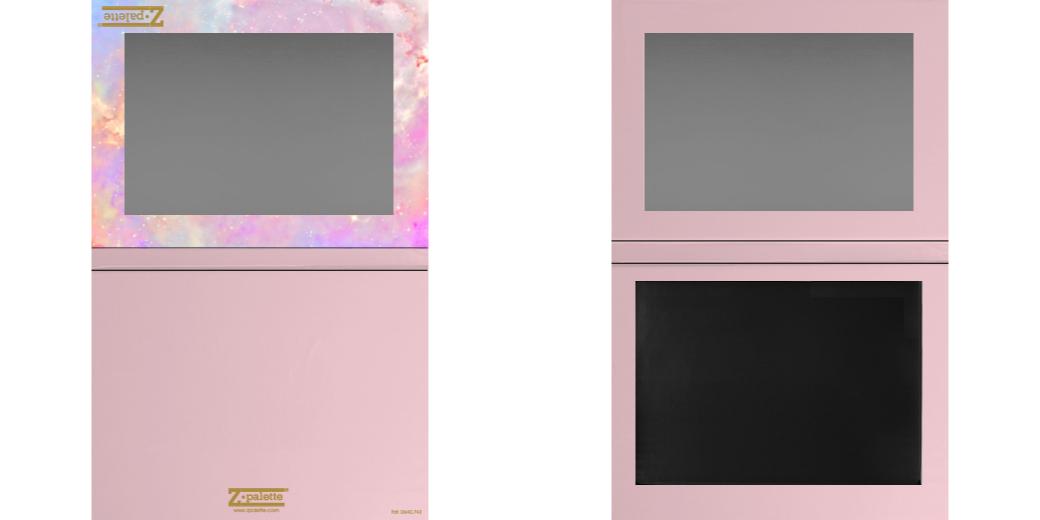 Custom Extra Large Magnetic Z Palette for Makeup Artists - Perfect for Organizing Eyeshadows, Blushes & Cosmetics On-The-Go