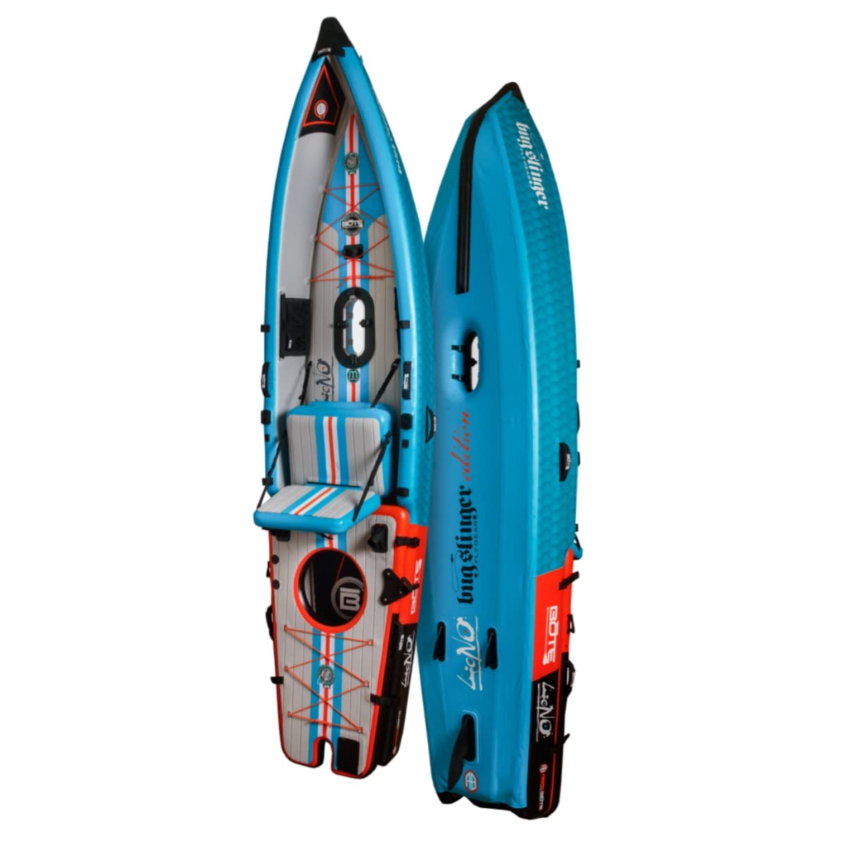 BOTE Lono Aero Inflatable Kayak & Stand Up Paddle Board - Convertible 2-in-1 Design for Adults & Kids - Lightweight Travel Kayak with Storage Bag - Multiple Color Options - Perfect for Lakes, Rivers & Family Adventures