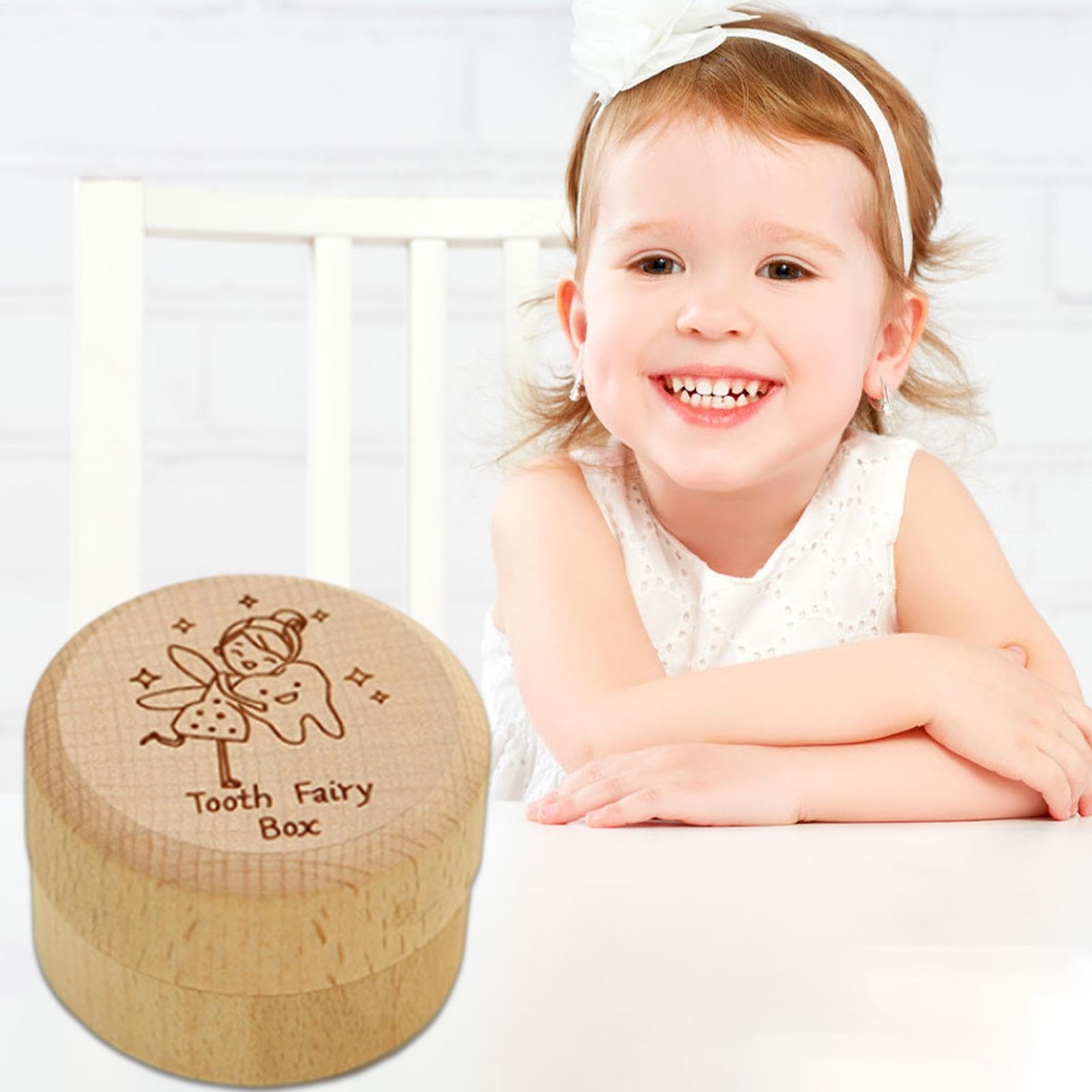 Baby Tooth Keepsake Box for Boys & Girls - Tooth Fairy Memory Box | First Tooth Storage Container for Kids | Baby Shower & Birthday Gift Idea | Perfect for Tooth Fairy Visits & Childhood Milestone Preservation
