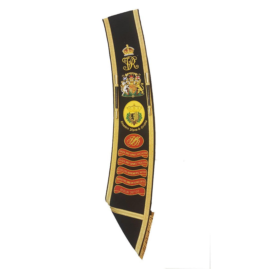 Drum Major & Pipe Major Baldric Sash - Premium Military Band Uniform Accessory for Parades & Ceremonies