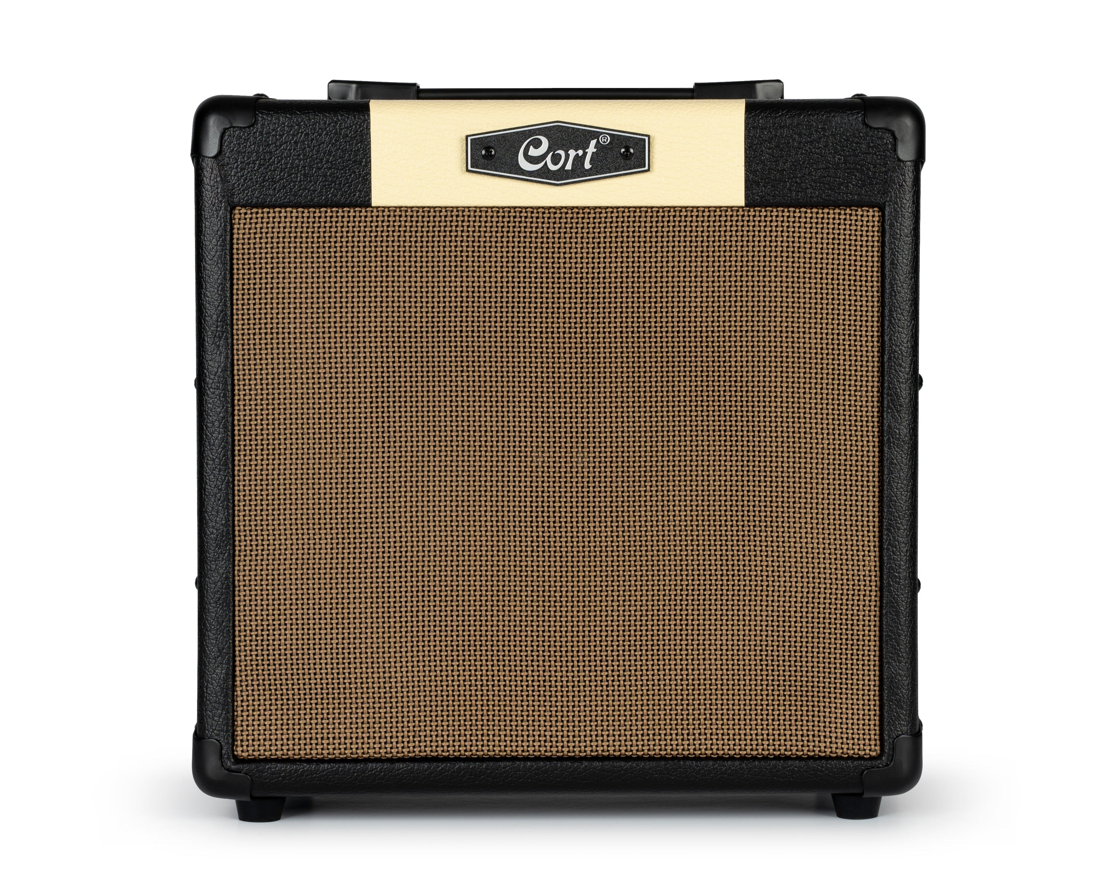 Cort CM15R BK 15W Guitar Amplifier - Compact & Powerful Practice Amp for Home, Studio & Live Performances | Black Finish