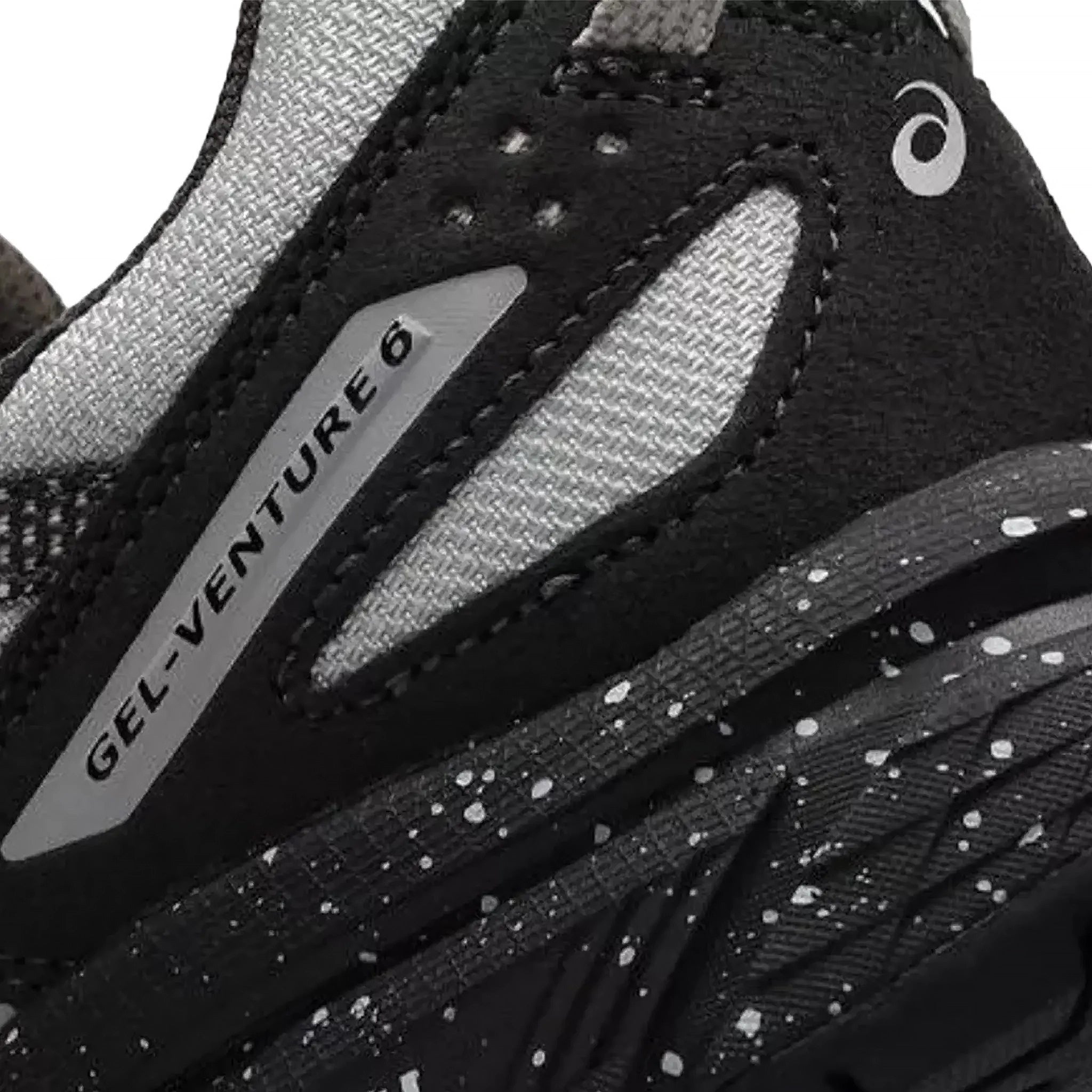 ASICS Gel Venture 6 Running Shoes for Men - Lightweight Trail Running Sneakers with GEL Cushioning (Glacier Grey/Black) - Perfect for Hiking, Jogging & Outdoor Activities