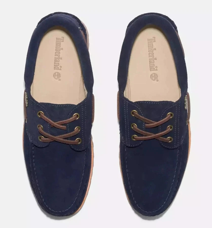 Authentic Men's Boat Shoes - Classic Leather Slip-On Loafers for Casual Wear, Sailing & Outdoor Activities