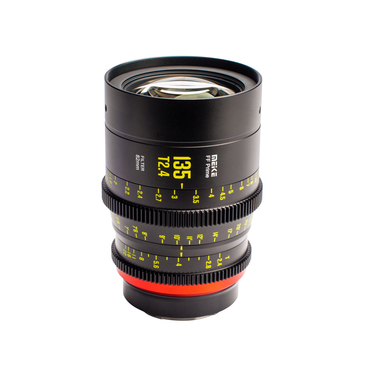 Meike 135mm T2.4 Full Frame Cinema Prime Lens for Canon EF Mount - Professional Cine Lens for Filmmaking, Portrait Photography & Low Light Shooting