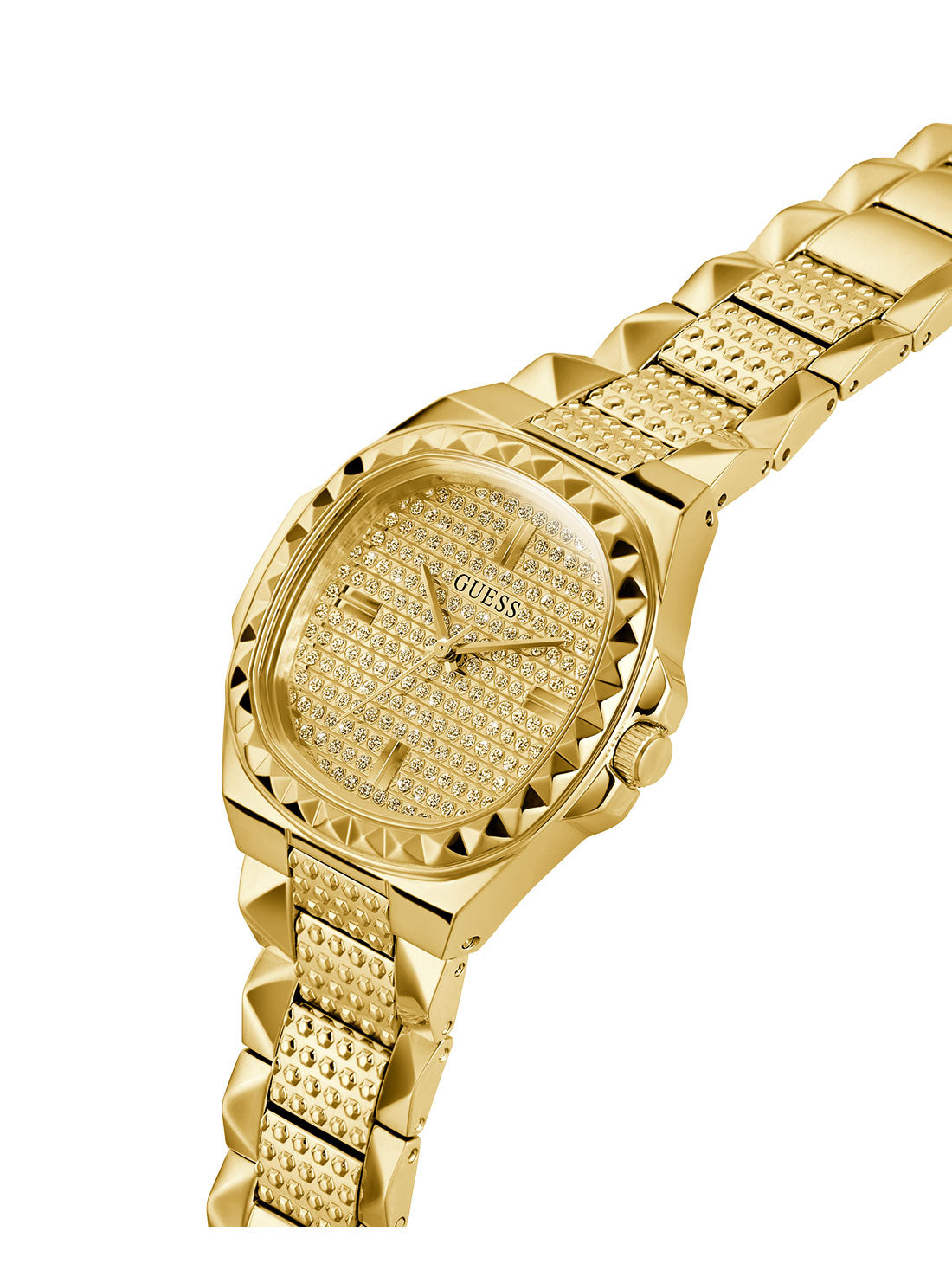 Rebellious Glitz Champagne Watch for Women - Elegant Luxury Fashion Timepiece - Perfect for Parties, Weddings, and Special Occasions