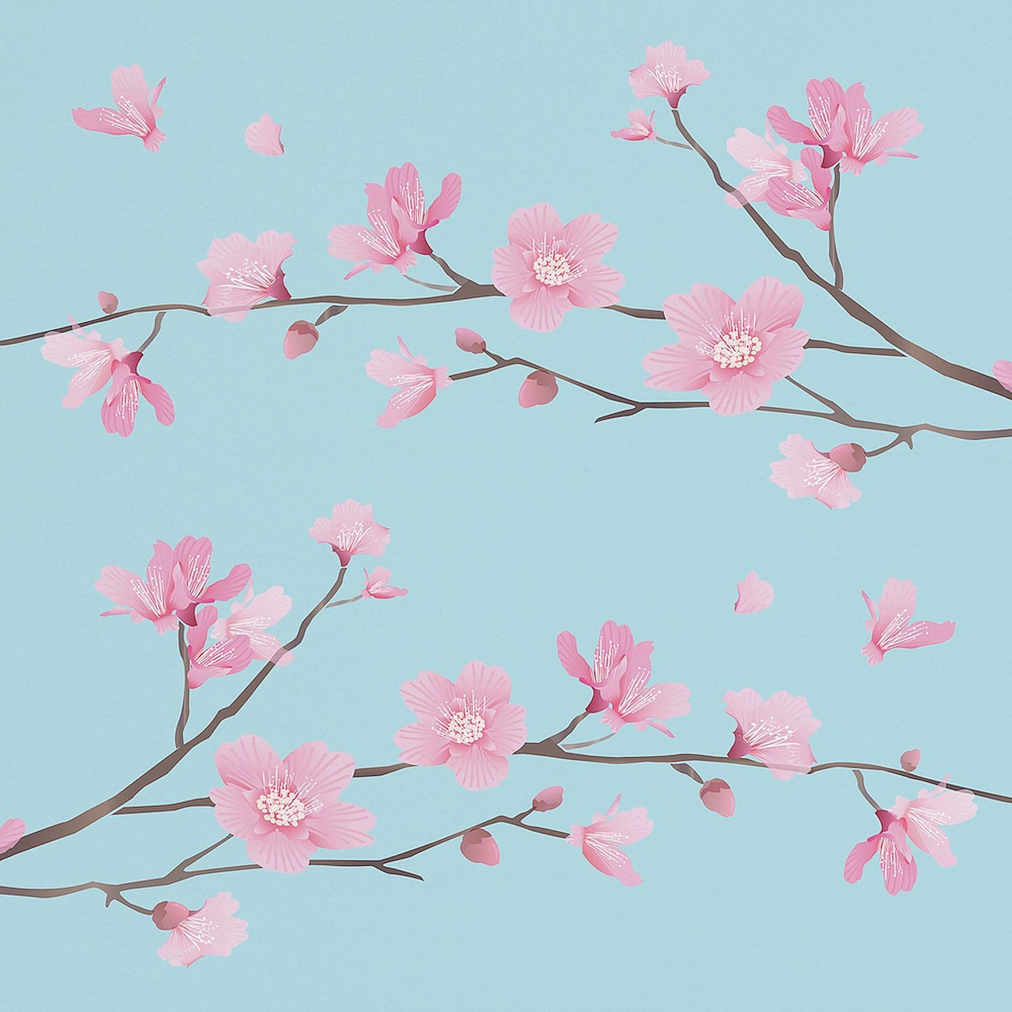 Cherry Blossom Gaming Mouse Pad - Non-Slip Rubber Base for PC & Laptop - Perfect for Office Work, Gaming & Home Use