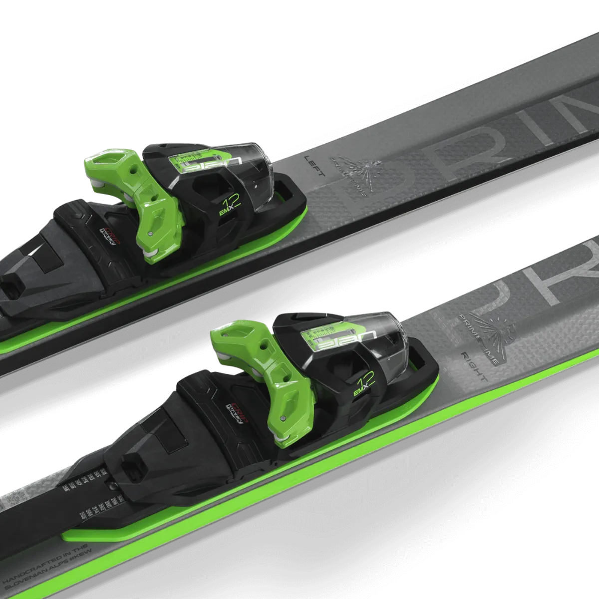 Elan PRIMETIME 55 FX Skis with EMX 12.0 DB192219 Bindings 2025 - All-Mountain Performance for Intermediate to Advanced Skiers - Perfect for Groomed Trails and Powder Days