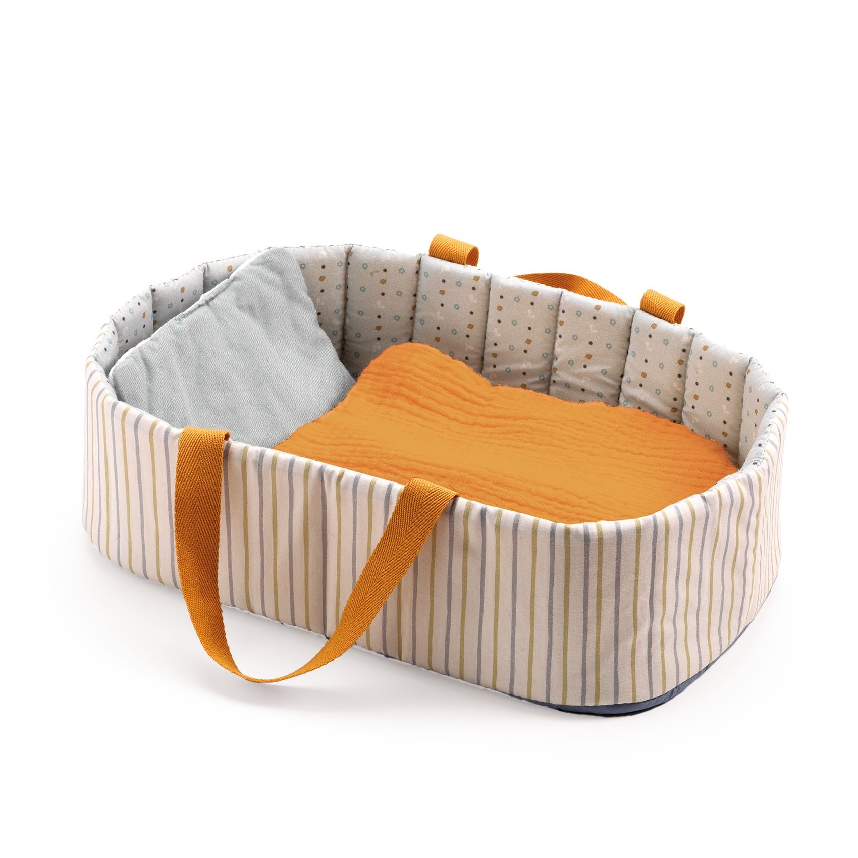 Blue Lines Baby Bassinet - Portable & Lightweight Crib for Newborns & Infants - Perfect for Nursery, Travel & Co-Sleeping