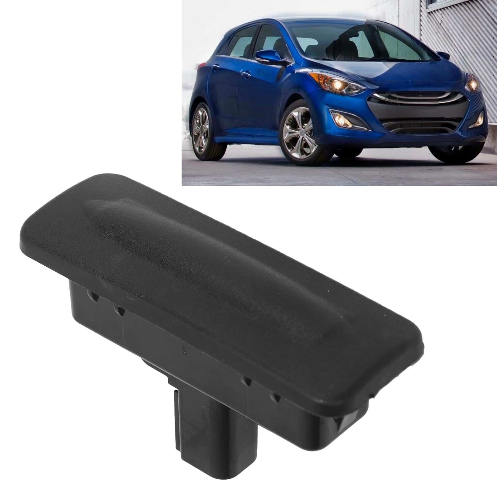Elantra GT 2013-2017 Trunk Lid Lock Release Button & Handle 81260 - OEM Replacement Tailgate Switch for Hyundai - Perfect for Car Maintenance & Emergency Access