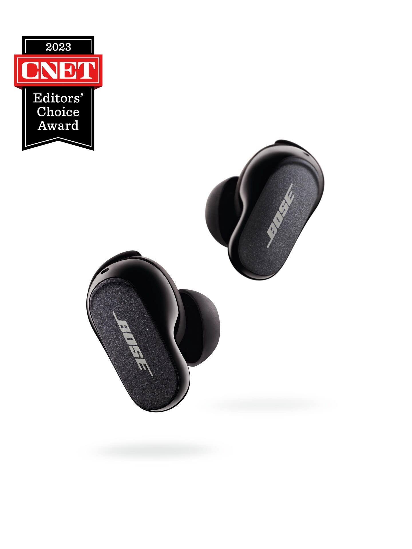 Bose QuietComfort Earbuds II Wireless Bluetooth Noise Cancelling Earbuds - Triple Black (Renewed) | Personalized ANC, Hi-Fi Sound | Perfect for Travel, Workouts & Commuting