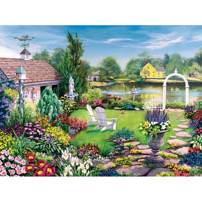 By the Pond Pz275 - Premium Outdoor Garden Decor for Relaxing by the Water | Perfect for Patio, Backyard, and Pondside Decorations