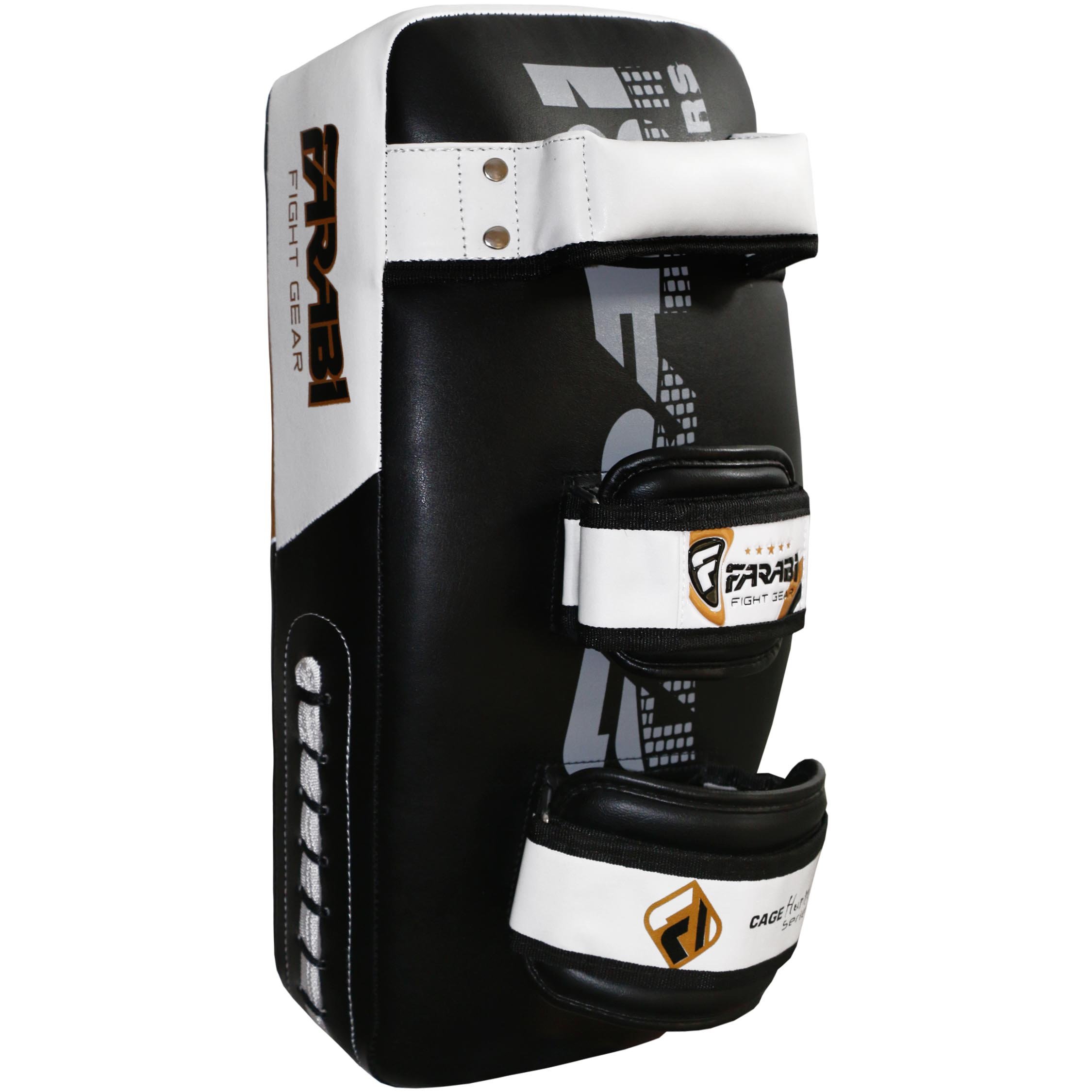 Farabi Kick Shield - Premium Curved Thai Pads for MMA, Muay Thai & Martial Arts Training - Durable Boxing Strike Pads & Focus Mitts - Perfect for Sparring, Kickboxing & Combat Sports Practice